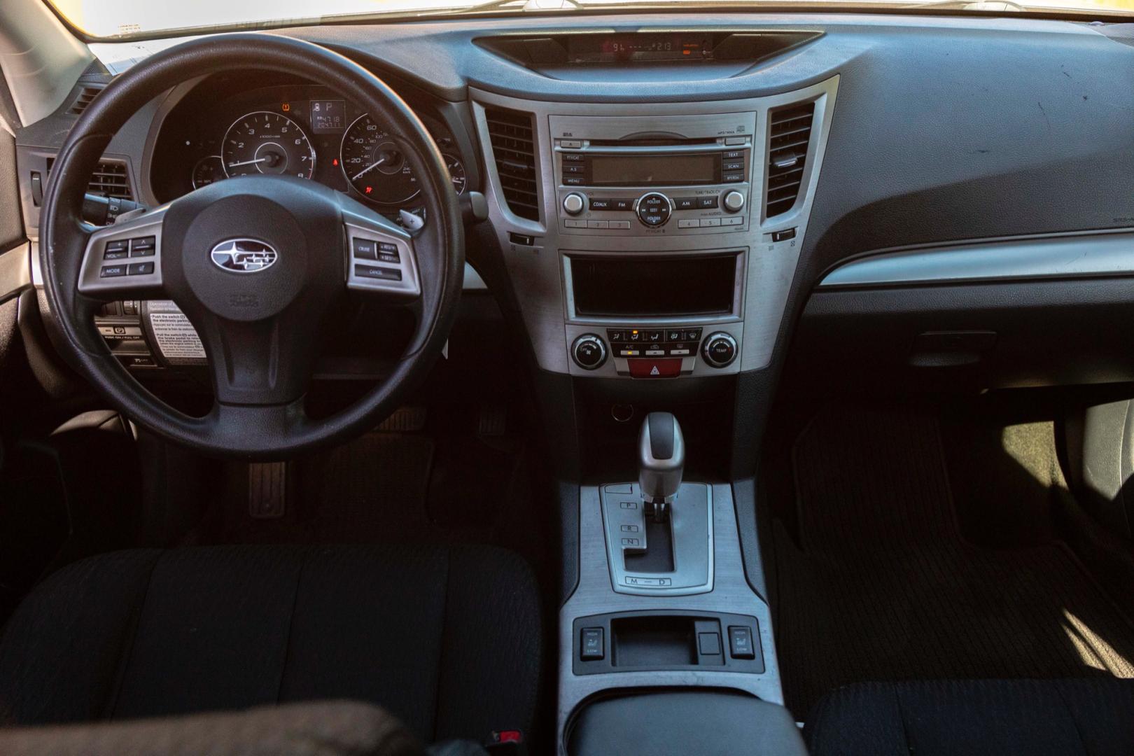 2012 GRAY SUBARU OUTBACK 2.5i (4S4BRBAC6C3) with an 2.5L H4 DOHC 16V engine, CVT OR 6-SPEED MANUAL transmission, located at 420 E. Kingsbury St., Seguin, TX, 78155, (830) 401-0495, 29.581060, -97.961647 - Photo#17