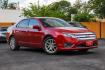 2012 RED FORD FUSION SEL (3FAHP0JA1CR) with an 2.5L L4 DOHC 16V engine, 5-SPEED AUTOMATIC OR 5-SPEED MANUAL transmission, located at 420 E. Kingsbury St., Seguin, TX, 78155, (830) 401-0495, 29.581060, -97.961647 - Photo#1