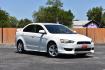2009 WHITE /BLACK MITSUBISHI LANCER (JA3AU26U29U) with an 2.OL 4 CYLINDER engine, AUTOMATIC transmission, located at 420 E. Kingsbury St., Seguin, TX, 78155, (830) 401-0495, 29.581060, -97.961647 - Photo#1