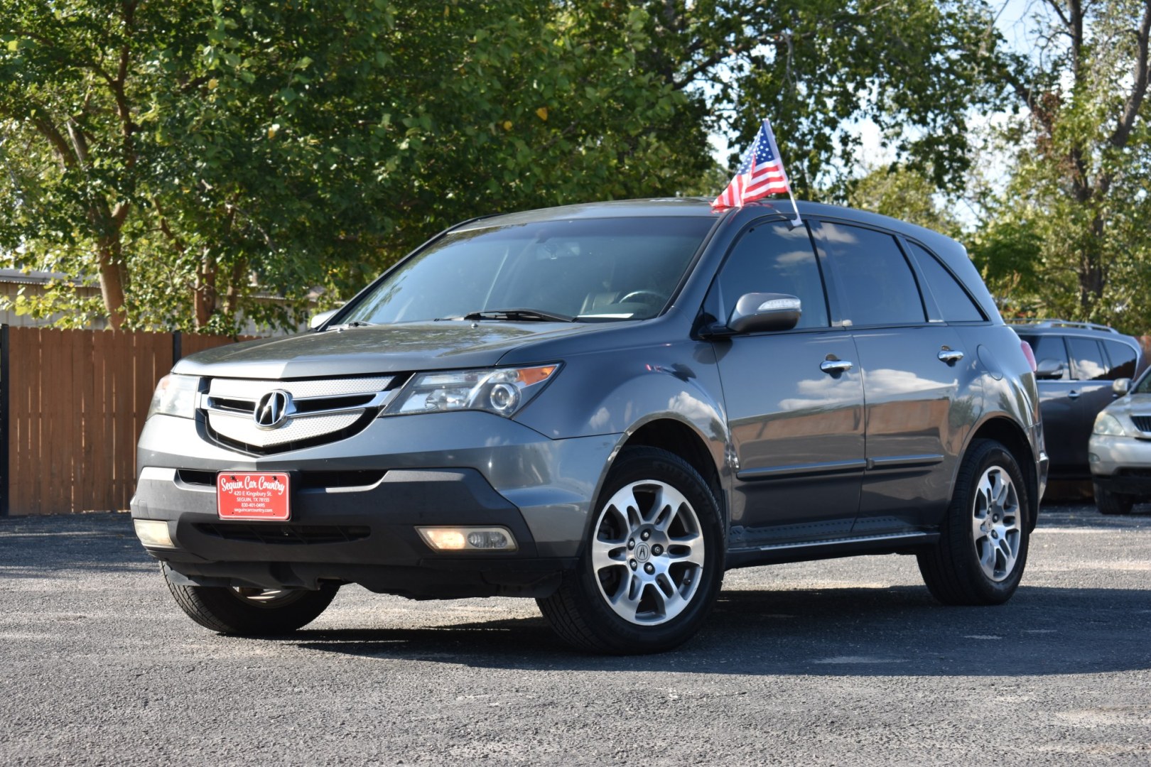 2009 GRAY Acura MDX Tech Package (2HNYD28629H) with an 3.5L V6 SOHC 24V engine, 5-Speed Automatic transmission, located at 420 E. Kingsbury St., Seguin, TX, 78155, (830) 401-0495, 29.581060, -97.961647- Photo#1