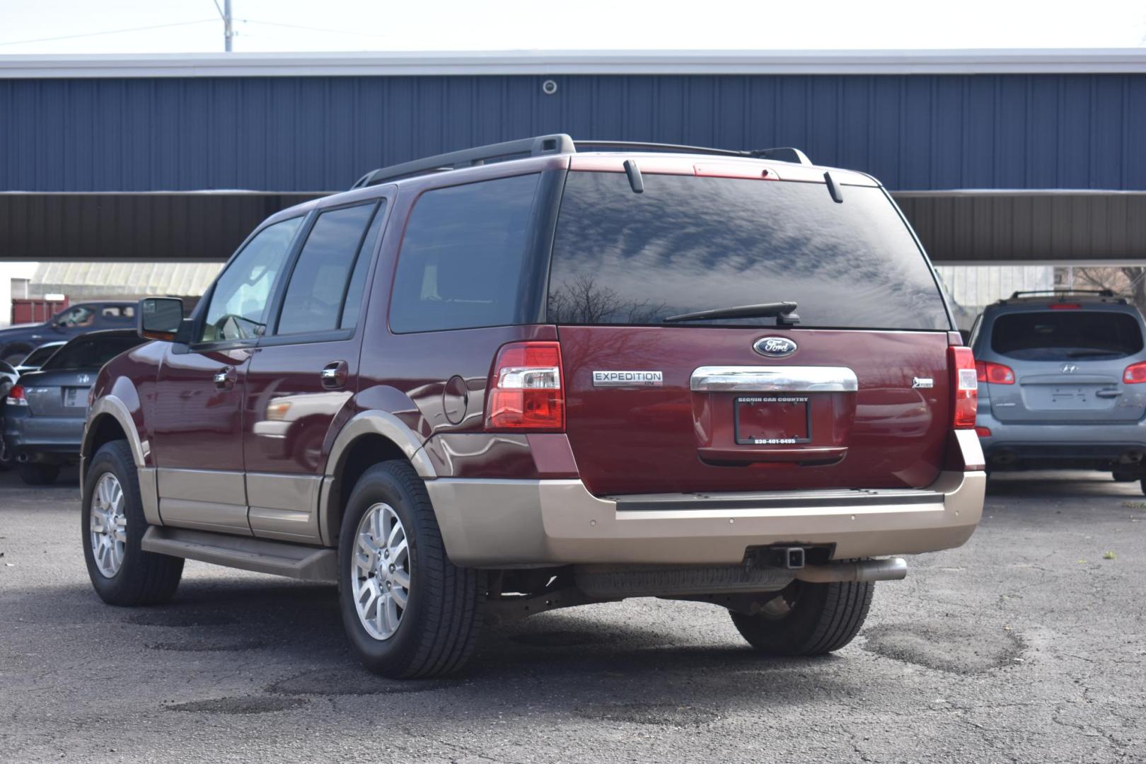 2012 RED Ford Expedition King Ranch 2WD (1FMJU1H55CE) with an 5.4L V8 SOHC 16V FFV engine, 6-Speed Automatic transmission, located at 420 E. Kingsbury St., Seguin, TX, 78155, (830) 401-0495, 29.581060, -97.961647 - Photo#1
