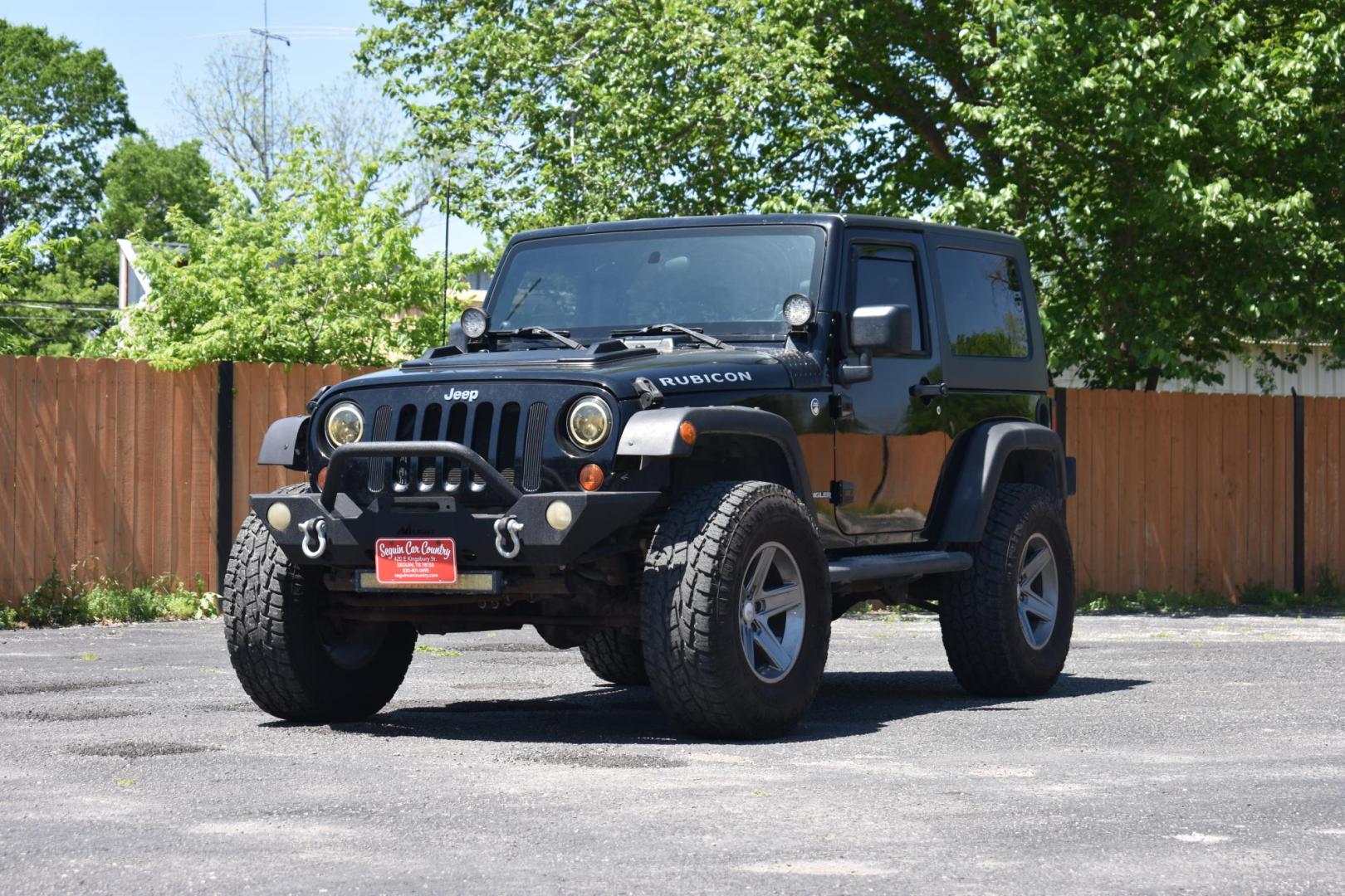 2008 BLACK Jeep Wrangler Rubicon (1J4GA64198L) with an 3.8L V6 OHV 12V engine, located at 420 E. Kingsbury St., Seguin, TX, 78155, (830) 401-0495, 29.581060, -97.961647 - Photo#1