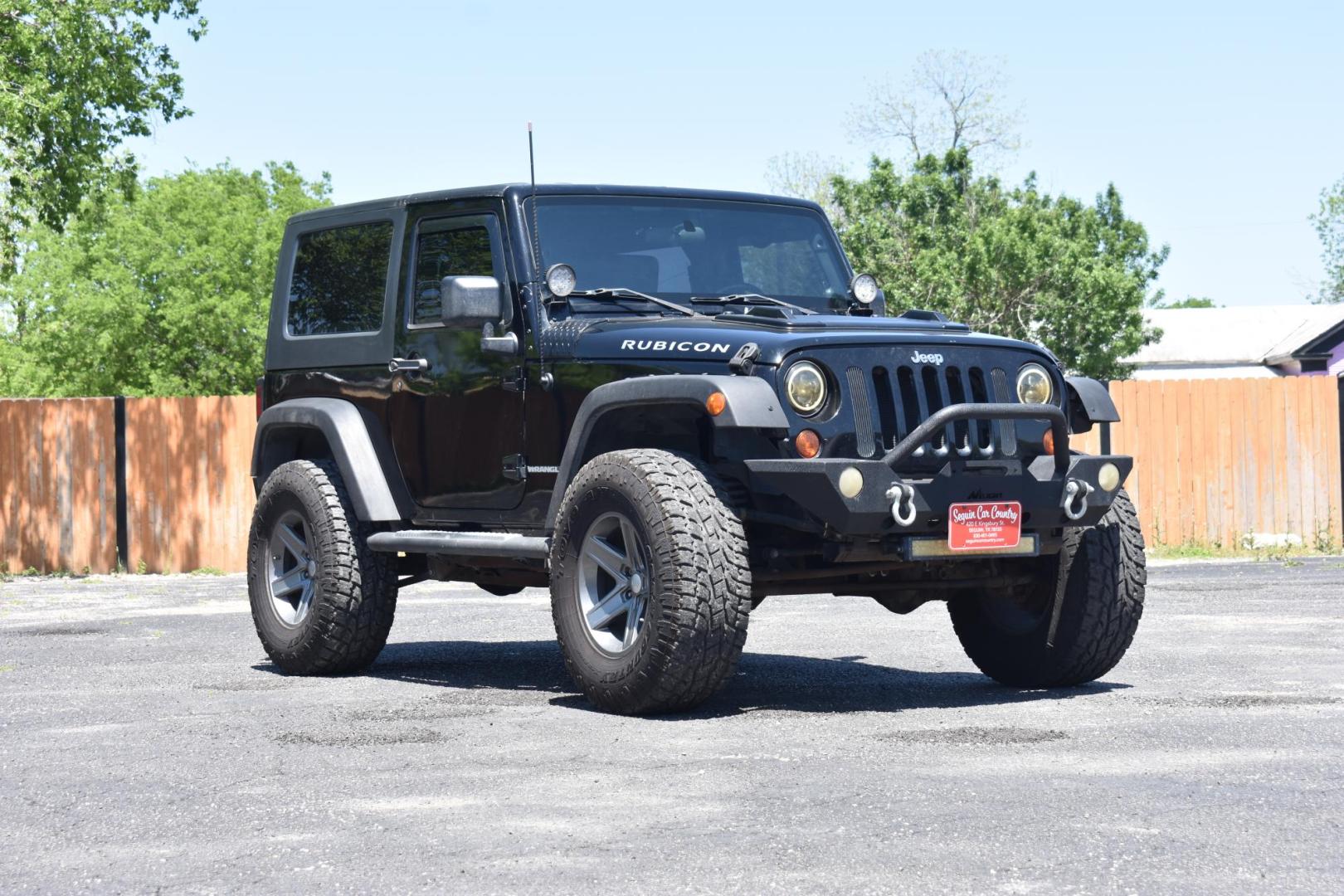 2008 BLACK Jeep Wrangler Rubicon (1J4GA64198L) with an 3.8L V6 OHV 12V engine, located at 420 E. Kingsbury St., Seguin, TX, 78155, (830) 401-0495, 29.581060, -97.961647 - Photo#0