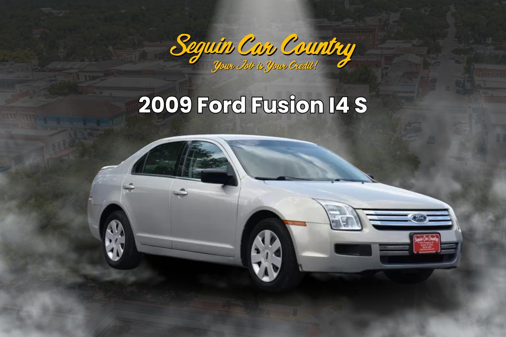 2009 SILVER Ford Fusion I4 S (3FAHP06ZX9R) with an 2.3L L4 DOHC 16V engine, located at 420 E. Kingsbury St., Seguin, TX, 78155, (830) 401-0495, 29.581060, -97.961647 - Photo#0