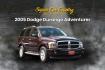 2005 MAROON Dodge Durango Adventurer Model 2WD (1D4HD48KX5F) with an 3.7L V6 SOHC 12V engine, 5-Speed Automatic Overdrive transmission, located at 420 E. Kingsbury St., Seguin, TX, 78155, (830) 401-0495, 29.581060, -97.961647 - Photo#0