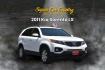 2011 WHITE Kia Sorento LX 2WD (5XYKT4A11BG) with an 2.4L L4 DOHC 16V engine, 6-Speed Automatic transmission, located at 420 E. Kingsbury St., Seguin, TX, 78155, (830) 401-0495, 29.581060, -97.961647 - Photo#0