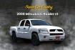 2008 WHITE Mitsubishi Raider LS Double Cab 2WD (1Z7HC28K78S) with an 3.7L V6 SOHC 12V engine, 4-Speed Automatic transmission, located at 420 E. Kingsbury St., Seguin, TX, 78155, (830) 401-0495, 29.581060, -97.961647 - Photo#0