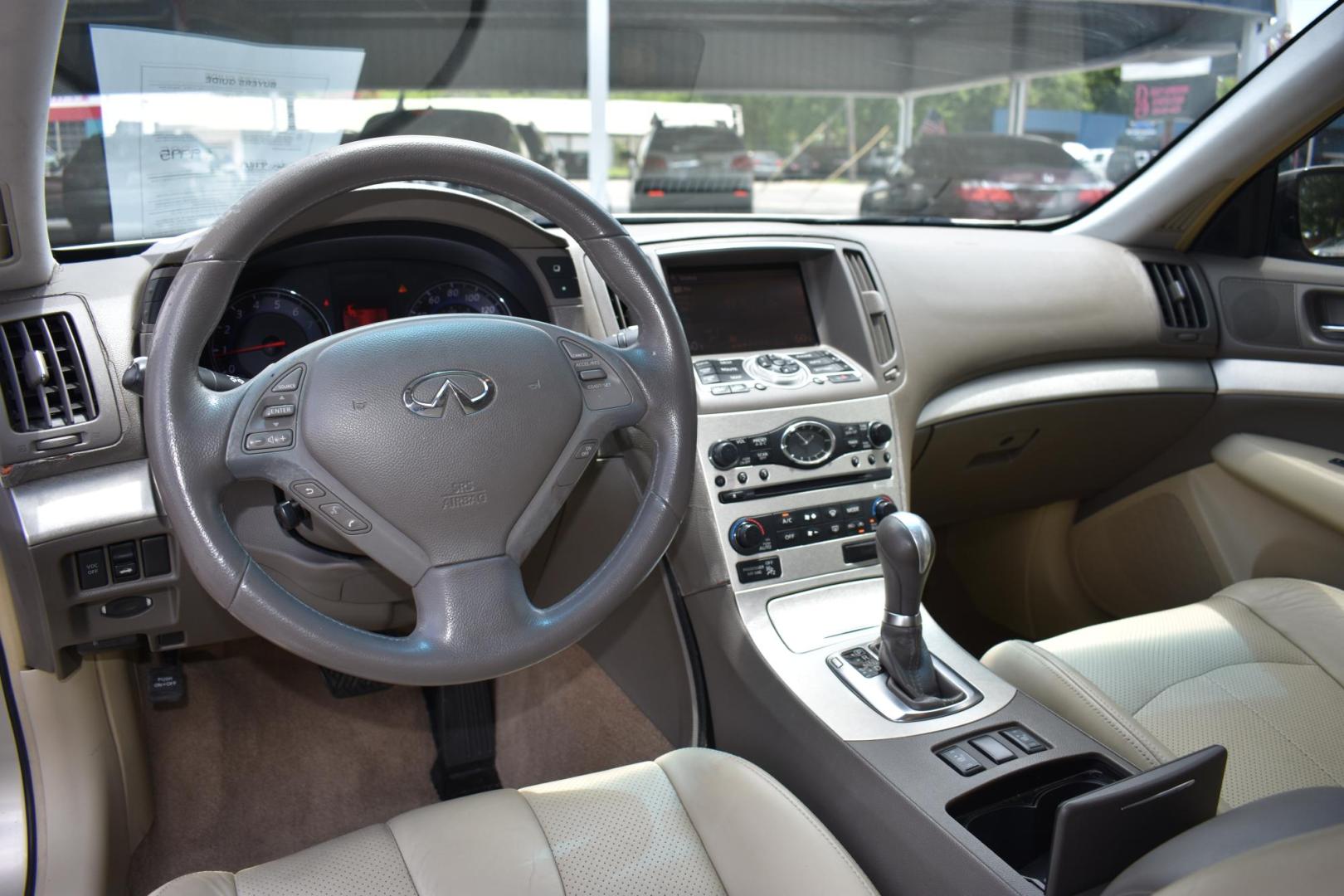 2007 TAN Infiniti G35 Base (JNKBV61E07M) with an 3.5L V6 DOHC 24V engine, 5-Speed Automatic Overdrive transmission, located at 420 E. Kingsbury St., Seguin, TX, 78155, (830) 401-0495, 29.581060, -97.961647 - Photo#6