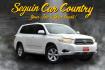2009 WHITE Toyota Highlander Base 2WD (JTEDS41A392) with an 3.5L V6 DOHC 24V engine, 5-Speed Automatic Overdrive transmission, located at 420 E. Kingsbury St., Seguin, TX, 78155, (830) 401-0495, 29.581060, -97.961647 - Photo#0