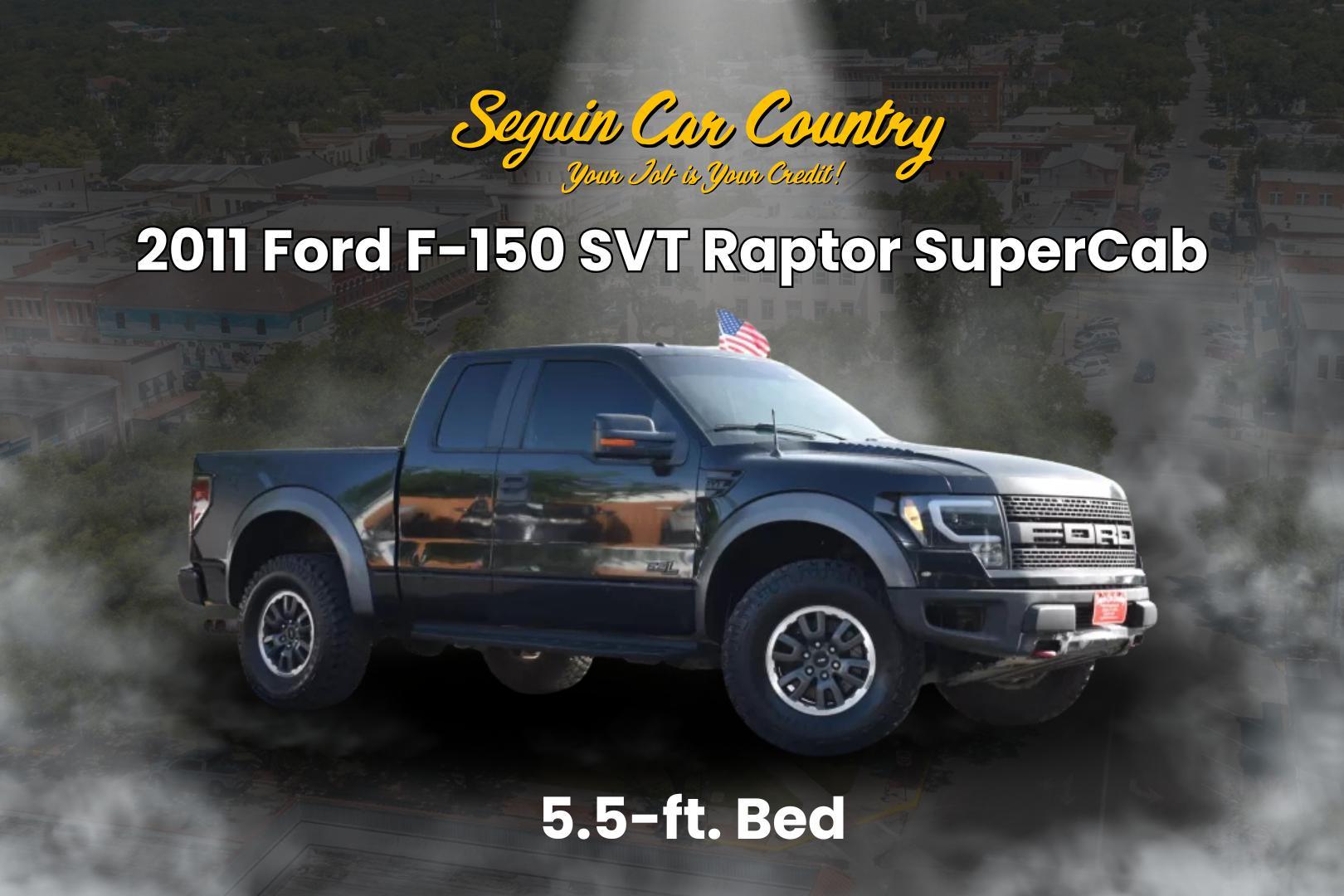2011 BLACK Ford F-150 SVT Raptor SuperCab 5.5-ft. Bed 4WD (1FTEX1R61BF) with an 6.2L V8 SOHC 16V engine, 4-Speed Automatic transmission, located at 420 E. Kingsbury St., Seguin, TX, 78155, (830) 401-0495, 29.581060, -97.961647 - Photo#0