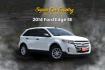 2014 WHITE Ford Edge SE FWD (2FMDK3GC8EB) with an 3.5L V6 DOHC 24V engine, 6-Speed Automatic transmission, located at 420 E. Kingsbury St., Seguin, TX, 78155, (830) 401-0495, 29.581060, -97.961647 - Photo#0