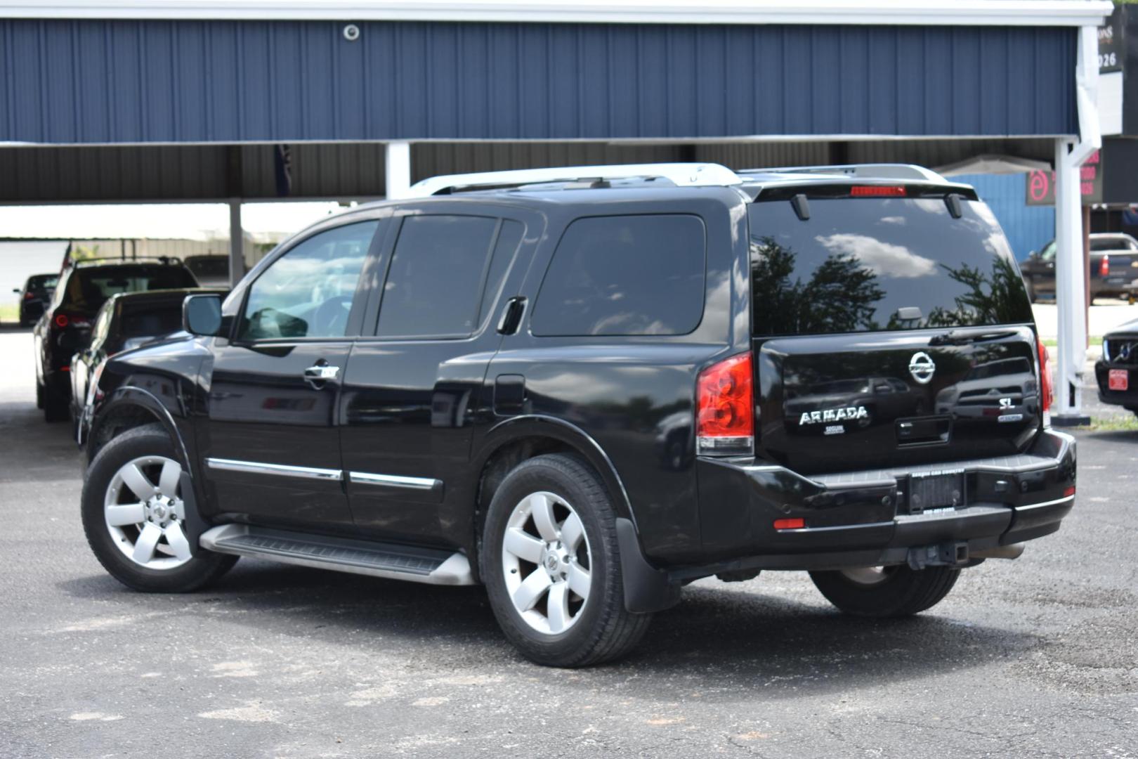 2014 BLACK Nissan Armada SL 2WD (5N1BA0ND3EN) with an 5.6L V8 DOHC 32V FFV engine, 5-Speed Automatic transmission, located at 420 E. Kingsbury St., Seguin, TX, 78155, (830) 401-0495, 29.581060, -97.961647 - Photo#1