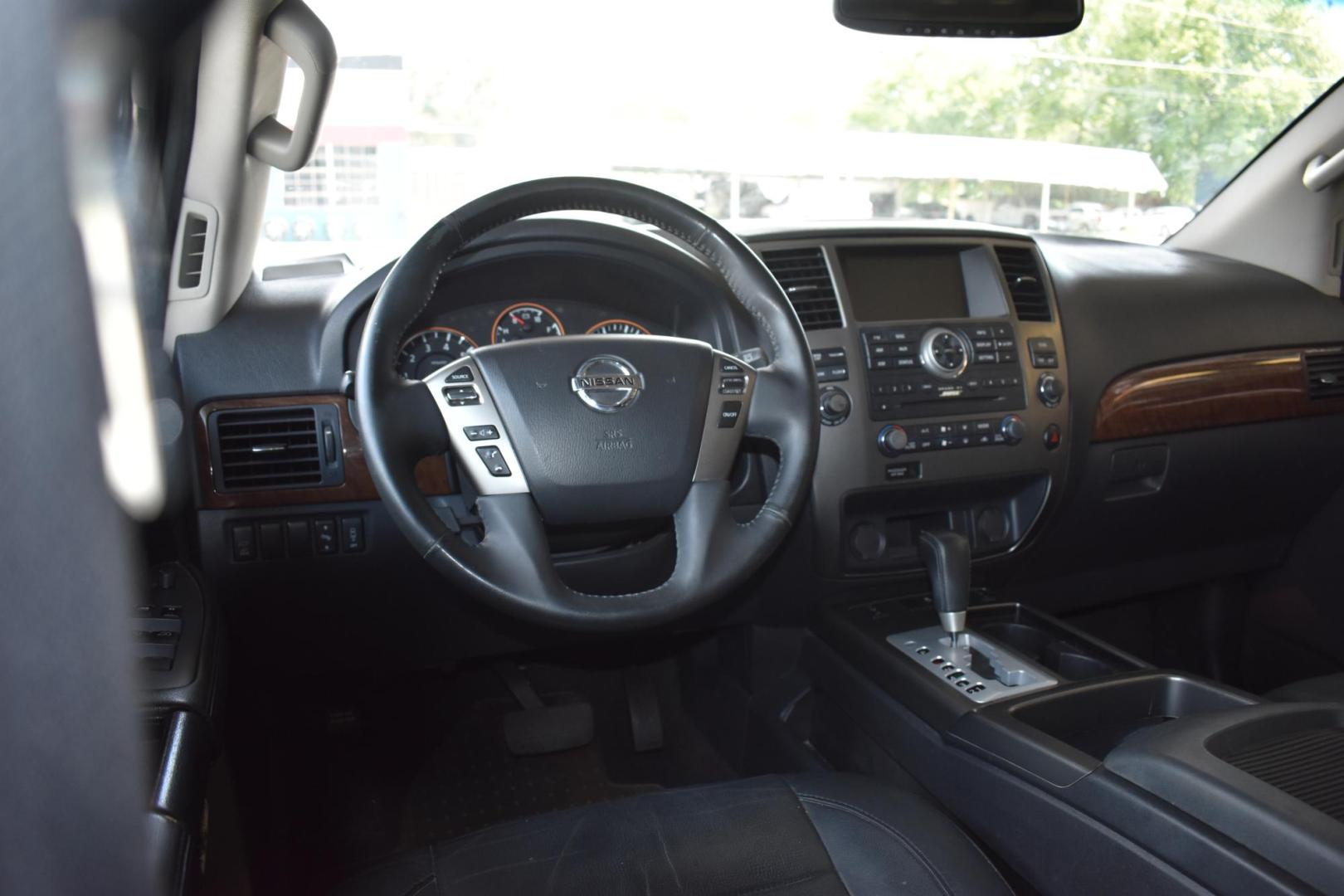 2014 BLACK Nissan Armada SL 2WD (5N1BA0ND3EN) with an 5.6L V8 DOHC 32V FFV engine, 5-Speed Automatic transmission, located at 420 E. Kingsbury St., Seguin, TX, 78155, (830) 401-0495, 29.581060, -97.961647 - Photo#5