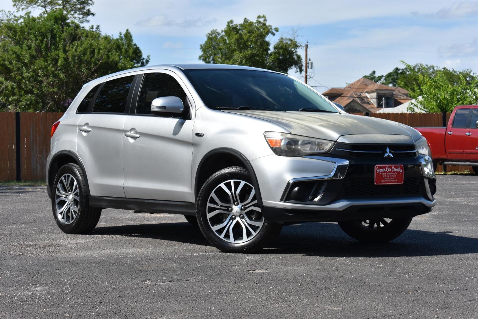 2018 SILVER Mitsubishi Outlander Sport 2.0 ES CVT (JA4AP3AU2JZ) with an 2.0L L4 DOHC 16V engine, CVT transmission, located at 420 E. Kingsbury St., Seguin, TX, 78155, (830) 401-0495, 29.581060, -97.961647 - Photo#1