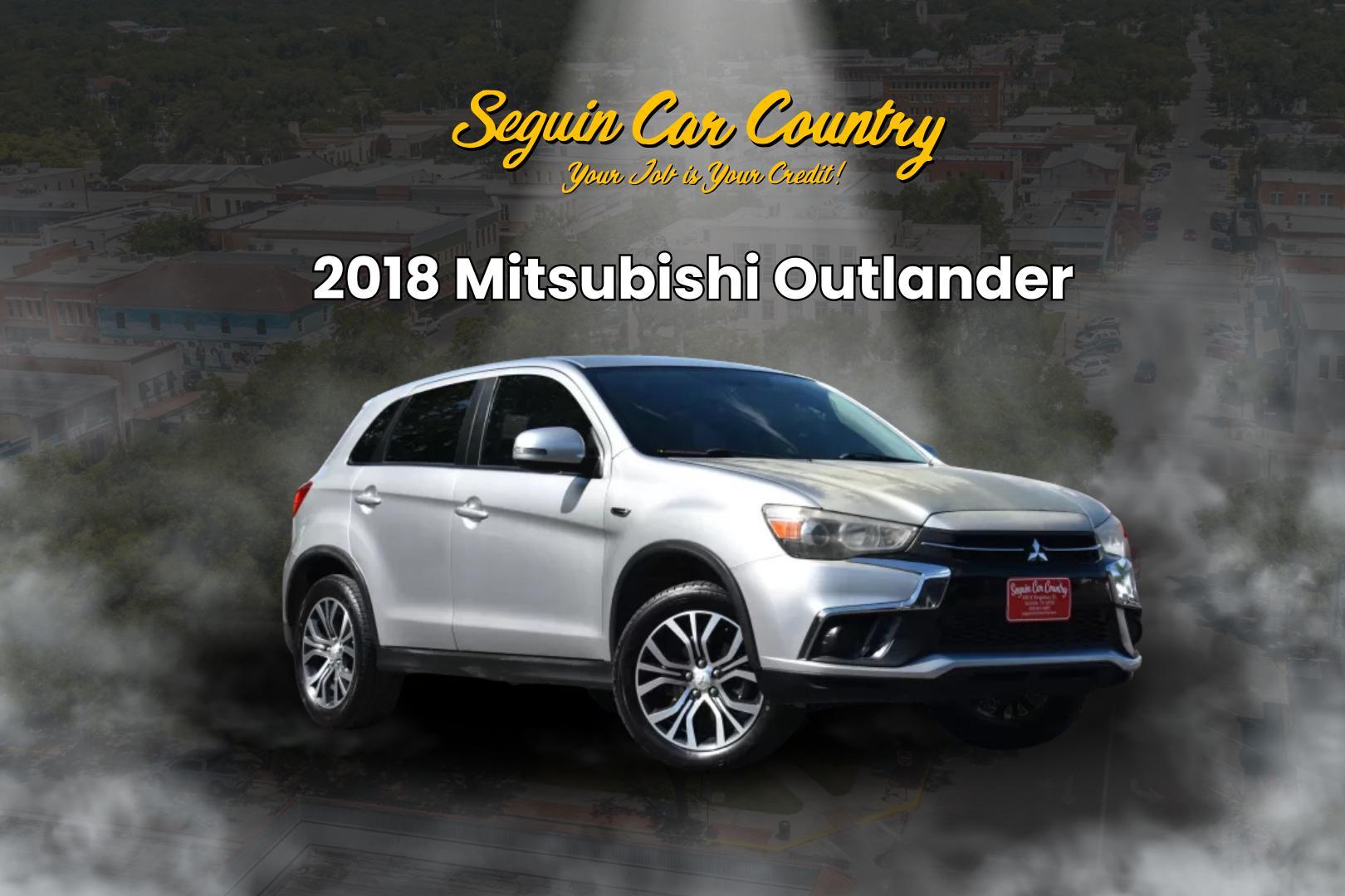 2018 SILVER Mitsubishi Outlander Sport 2.0 ES CVT (JA4AP3AU2JZ) with an 2.0L L4 DOHC 16V engine, CVT transmission, located at 420 E. Kingsbury St., Seguin, TX, 78155, (830) 401-0495, 29.581060, -97.961647 - Photo#0