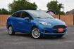 2015 BLUE Ford Fiesta Titanium Sedan (3FADP4CJ1FM) with an 1.6L L4 DOHC 16V engine, located at 420 E. Kingsbury St., Seguin, TX, 78155, (830) 401-0495, 29.581060, -97.961647 - Photo#1