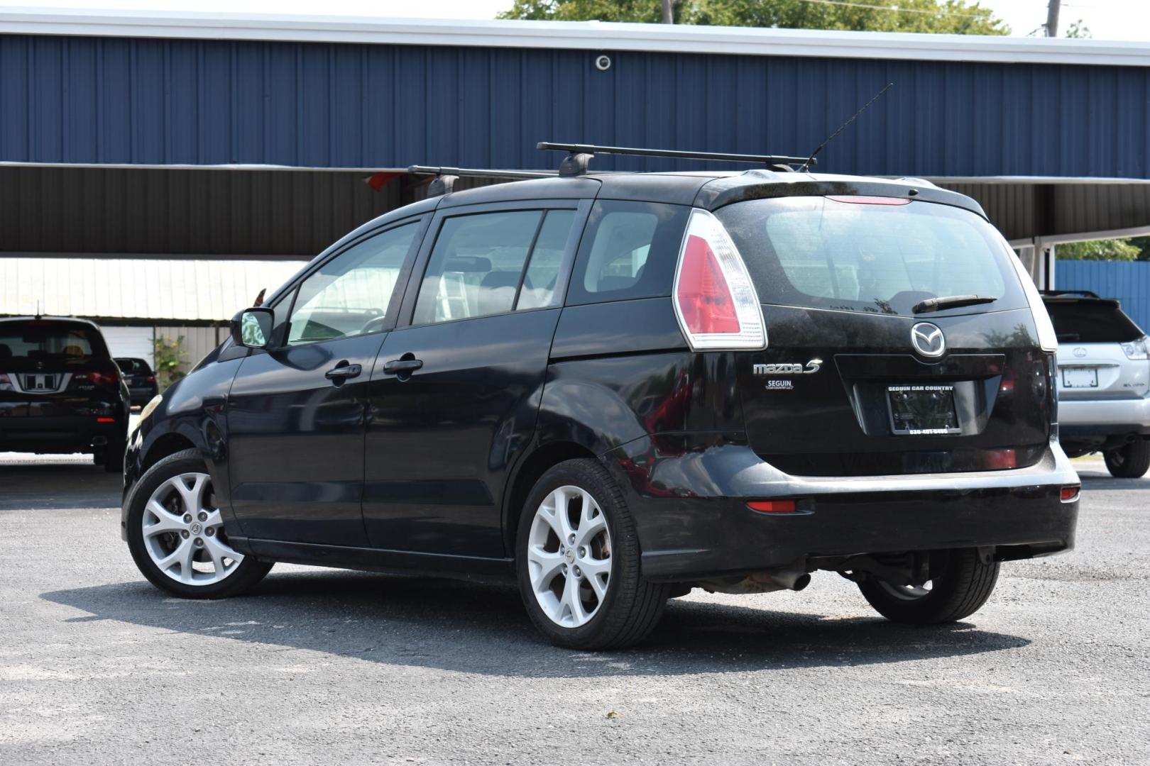 2010 BLACK Mazda MAZDA5 Grand Touring (JM1CR2W33A0) with an 2.3L L4 DOHC 16V engine, located at 420 E. Kingsbury St., Seguin, TX, 78155, (830) 401-0495, 29.581060, -97.961647 - Photo#2
