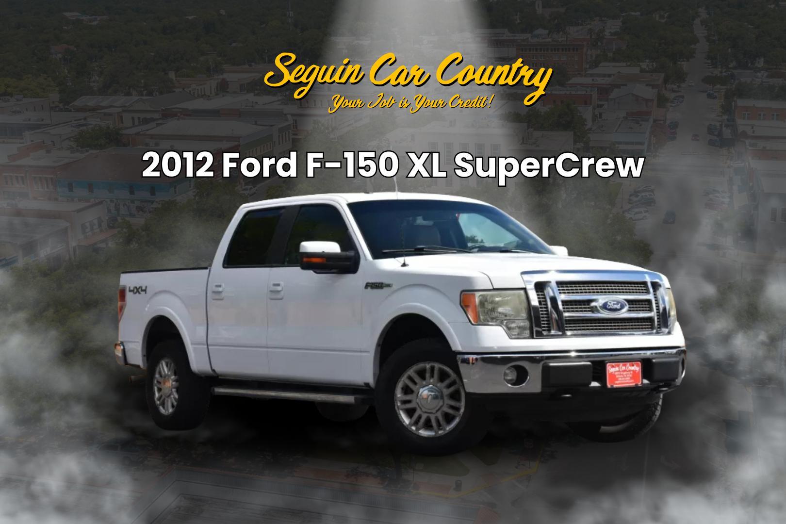 2012 WHITE Ford F-150 XL SuperCrew 5.5-ft. Bed 4WD (1FTFW1EF6CK) with an 5.0L V8 engine, 6-Speed Automatic transmission, located at 420 E. Kingsbury St., Seguin, TX, 78155, (830) 401-0495, 29.581060, -97.961647 - Photo#0