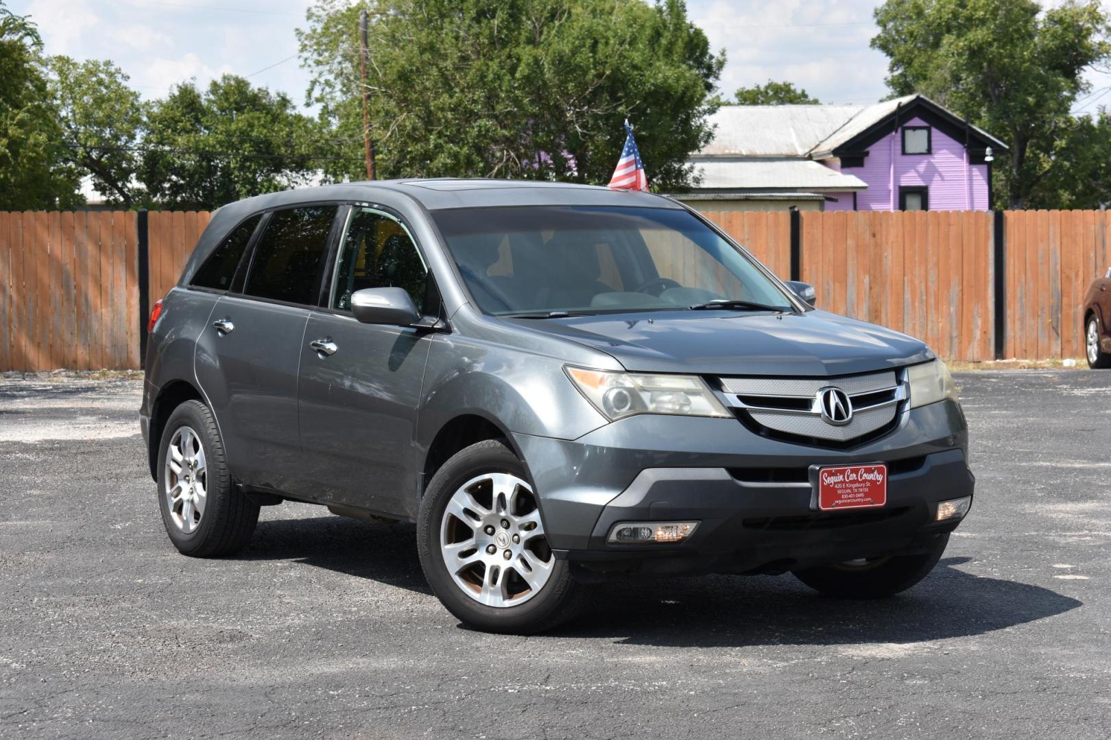 2008 GRAY Acura MDX Tech Package with Power Tailgate (2HNYD28608H) with an 3.5L V6 SOHC 24V engine, 5-Speed Automatic Overdrive transmission, located at 420 E. Kingsbury St., Seguin, TX, 78155, (830) 401-0495, 29.581060, -97.961647 - Photo#0