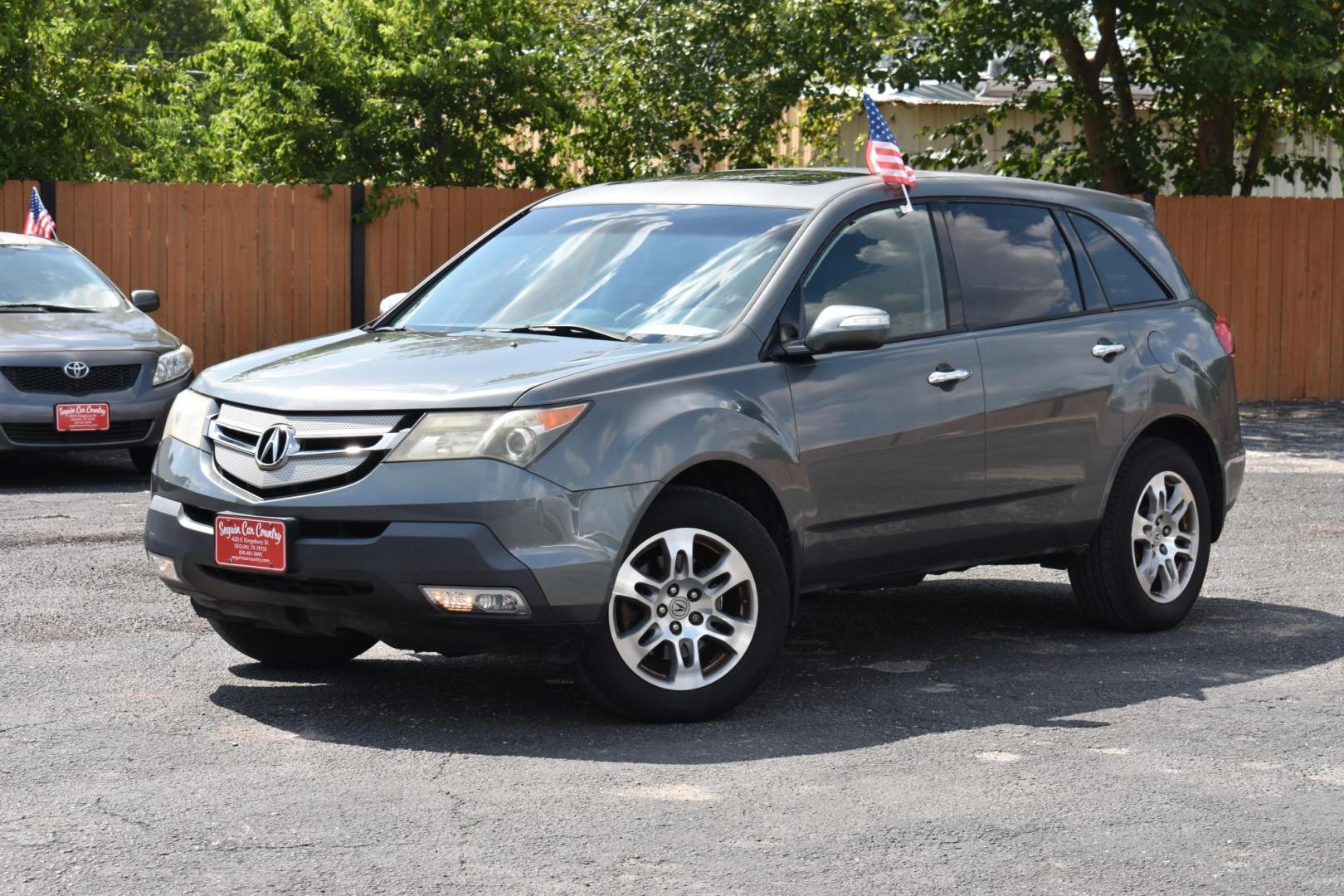 2008 GRAY Acura MDX Tech Package with Power Tailgate (2HNYD28608H) with an 3.5L V6 SOHC 24V engine, 5-Speed Automatic Overdrive transmission, located at 420 E. Kingsbury St., Seguin, TX, 78155, (830) 401-0495, 29.581060, -97.961647 - Photo#2