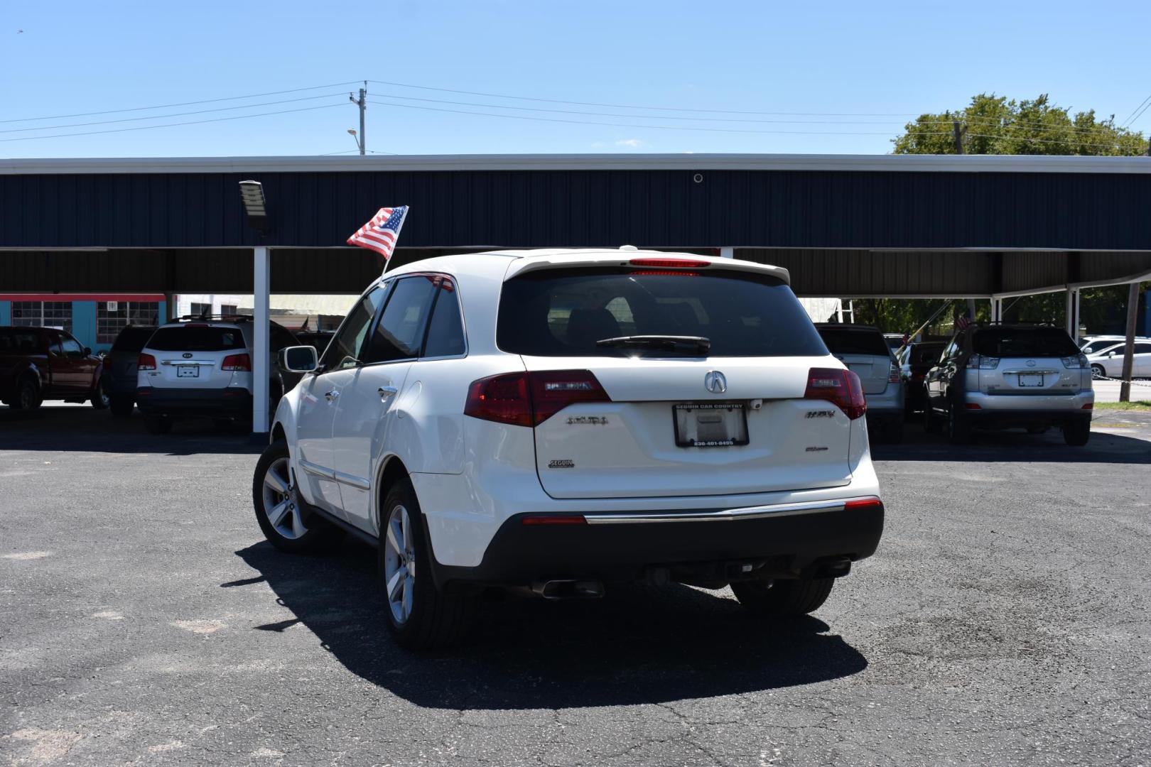 2012 WHITE Acura MDX 6-Spd AT w/Tech and Entertainment Package (2HNYD2H43CH) with an 3.5L V6 SOHC 24V engine, 6-Speed Automatic transmission, located at 420 E. Kingsbury St., Seguin, TX, 78155, (830) 401-0495, 29.581060, -97.961647 - Photo#3