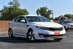 2013 WHITE Kia Optima Hybrid LX (KNAGM4ADXD5) with an 2.4L L4 DOHC 16V HYBRID engine, 6-Speed Automatic transmission, located at 420 E. Kingsbury St., Seguin, TX, 78155, (830) 401-0495, 29.581060, -97.961647 - Photo#1