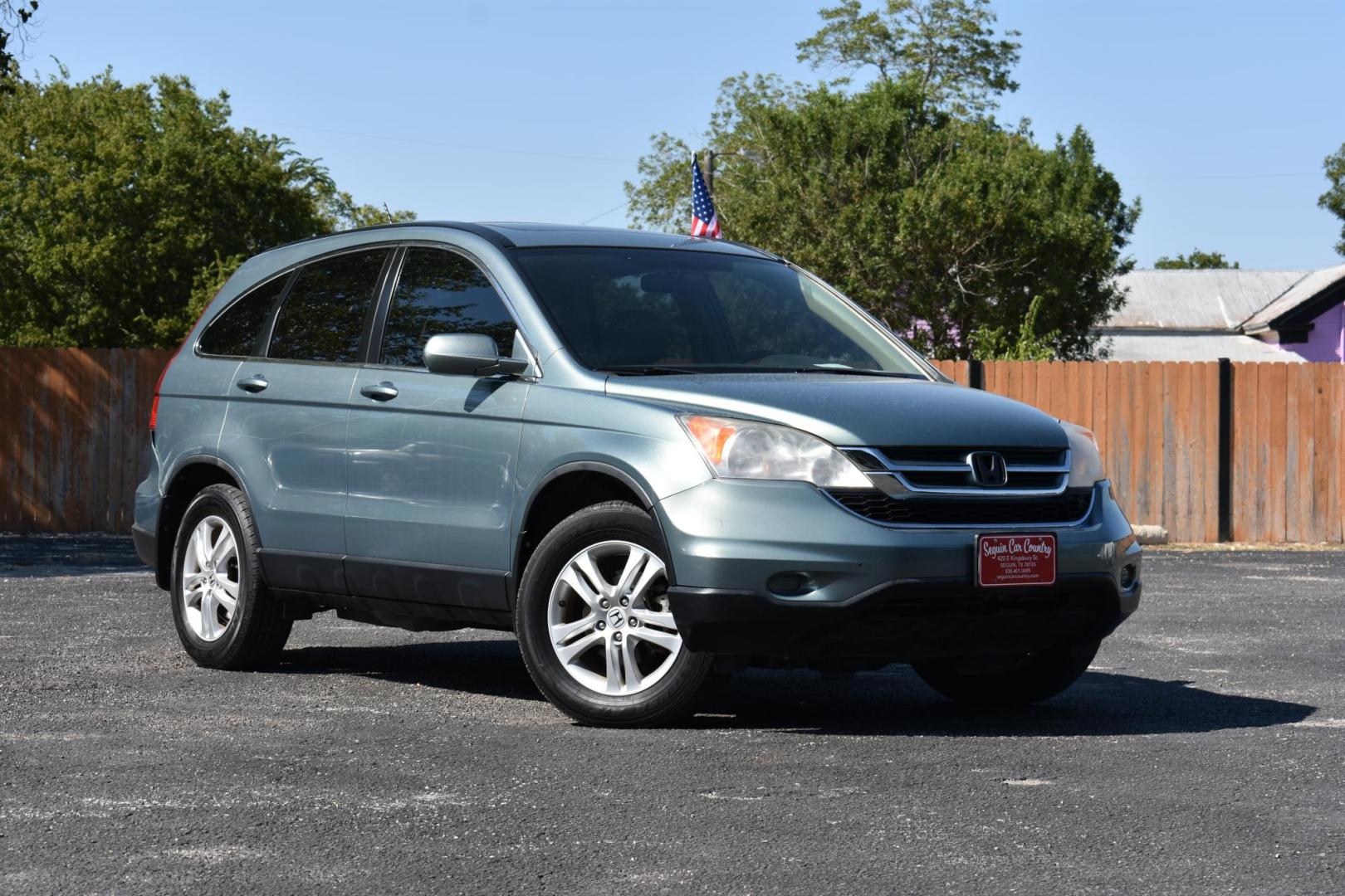 2010 BLUE Honda CR-V EX-L 4WD 5-Speed AT (JHLRE4H70AC) with an 2.4L L4 DOHC 16V engine, 5-Speed Automatic transmission, located at 420 E. Kingsbury St., Seguin, TX, 78155, (830) 401-0495, 29.581060, -97.961647 - Photo#1