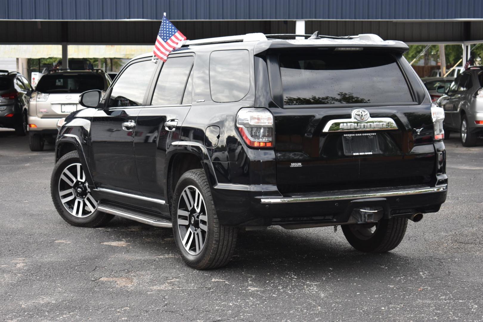 2015 BLACK Toyota 4Runner SR5 2WD (JTEZU5JR6F5) with an 4.0L V6 DOHC 24V engine, 5-Speed Automatic transmission, located at 420 E. Kingsbury St., Seguin, TX, 78155, (830) 401-0495, 29.581060, -97.961647 - Photo#2
