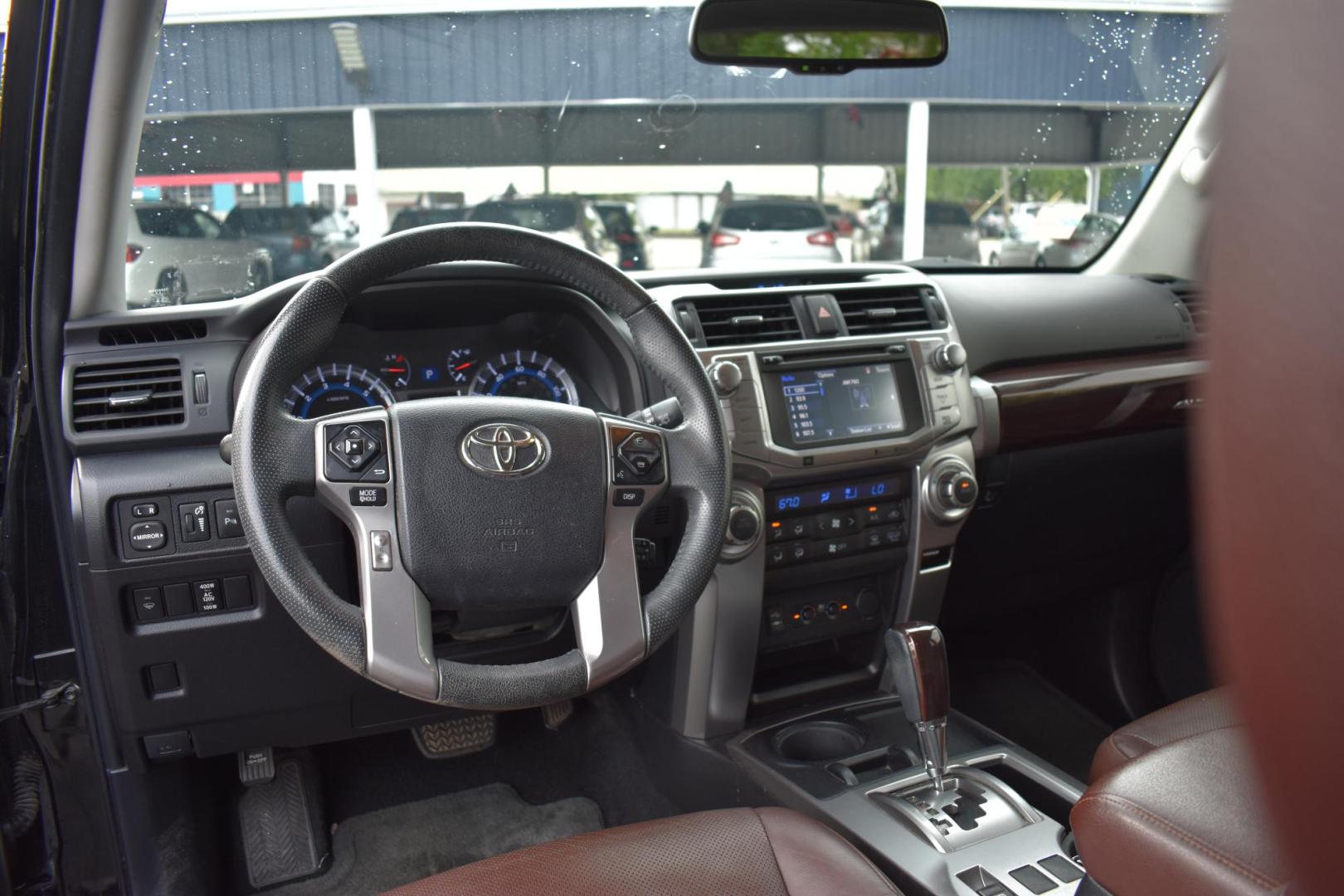 2015 BLACK Toyota 4Runner SR5 2WD (JTEZU5JR6F5) with an 4.0L V6 DOHC 24V engine, 5-Speed Automatic transmission, located at 420 E. Kingsbury St., Seguin, TX, 78155, (830) 401-0495, 29.581060, -97.961647 - Photo#6