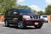 2013 MAROON Nissan Armada Platinum 2WD (5N1BA0NF4DN) with an 5.6L V8 DOHC 32V FFV engine, 5-Speed Automatic transmission, located at 420 E. Kingsbury St., Seguin, TX, 78155, (830) 401-0495, 29.581060, -97.961647 - Photo#1