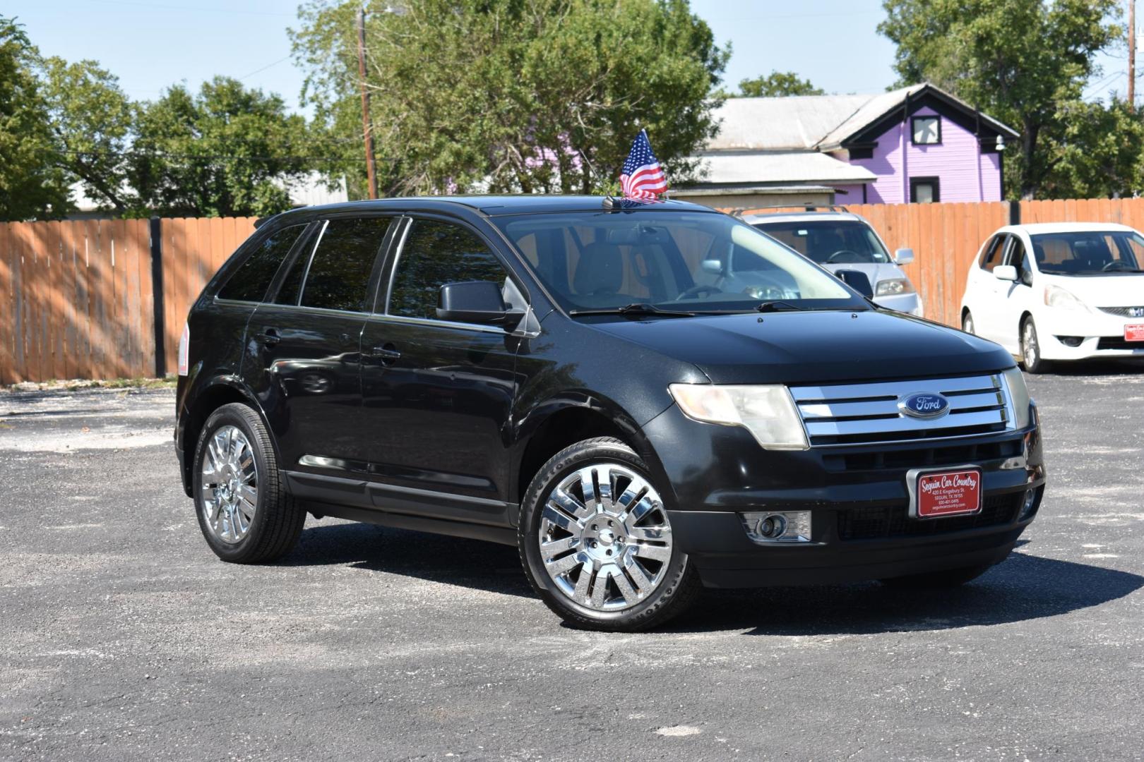2010 BLACK Ford Edge Limited FWD (2FMDK3KC0AB) with an 3.5L V6 DOHC 24V engine, 6-Speed Automatic transmission, located at 420 E. Kingsbury St., Seguin, TX, 78155, (830) 401-0495, 29.581060, -97.961647 - Photo#1