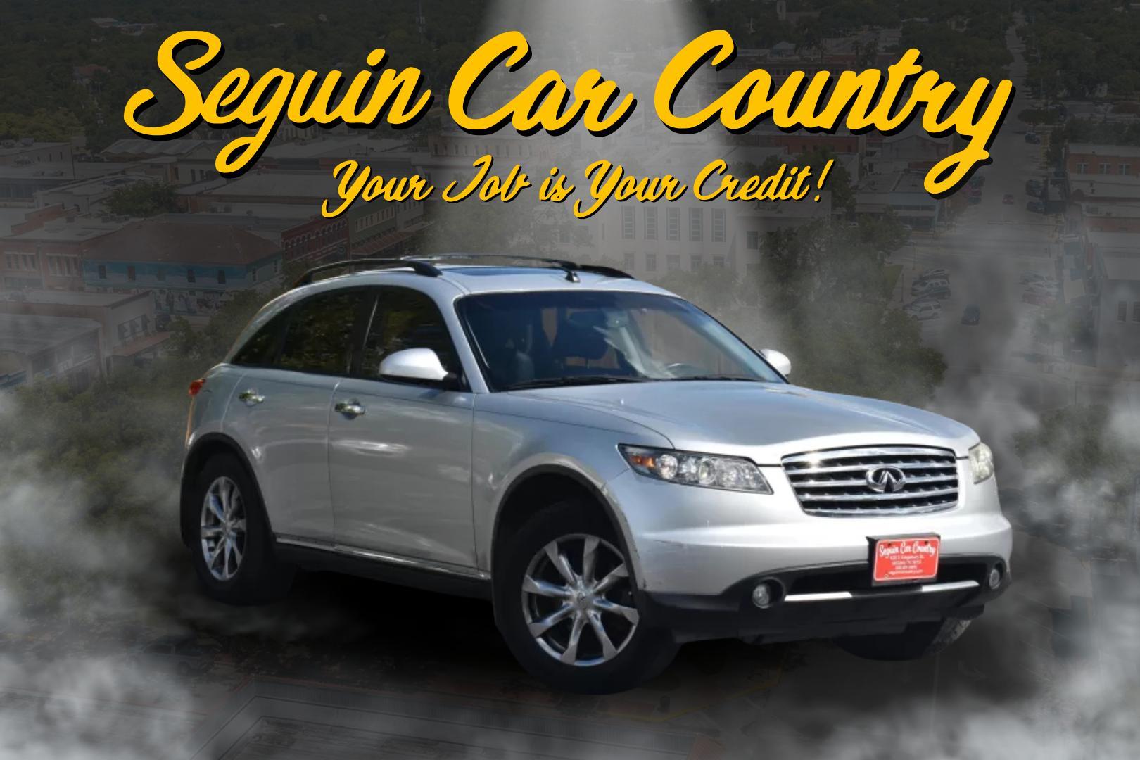 2008 SILVER Infiniti FX FX35 2WD (JNRAS08UX8X) with an 3.5L V6 DOHC 24V engine, 5-Speed Automatic Overdrive transmission, located at 420 E. Kingsbury St., Seguin, TX, 78155, (830) 401-0495, 29.581060, -97.961647 - Photo#0