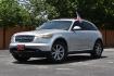 2008 SILVER Infiniti FX FX35 2WD (JNRAS08UX8X) with an 3.5L V6 DOHC 24V engine, 5-Speed Automatic Overdrive transmission, located at 420 E. Kingsbury St., Seguin, TX, 78155, (830) 401-0495, 29.581060, -97.961647 - Photo#1