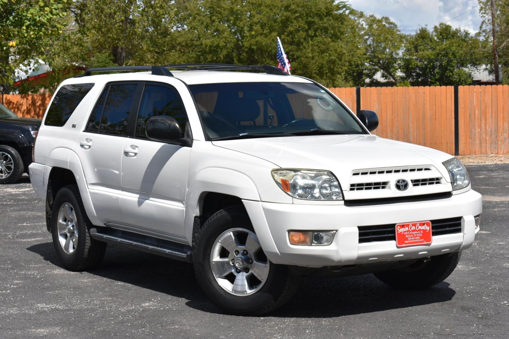 2004 WHITE Toyota 4Runner Sport Edition 2WD (JTEZU14R040) with an 4.0L V6 DOHC 24V engine, located at 420 E. Kingsbury St., Seguin, TX, 78155, (830) 401-0495, 29.581060, -97.961647 - Photo#1