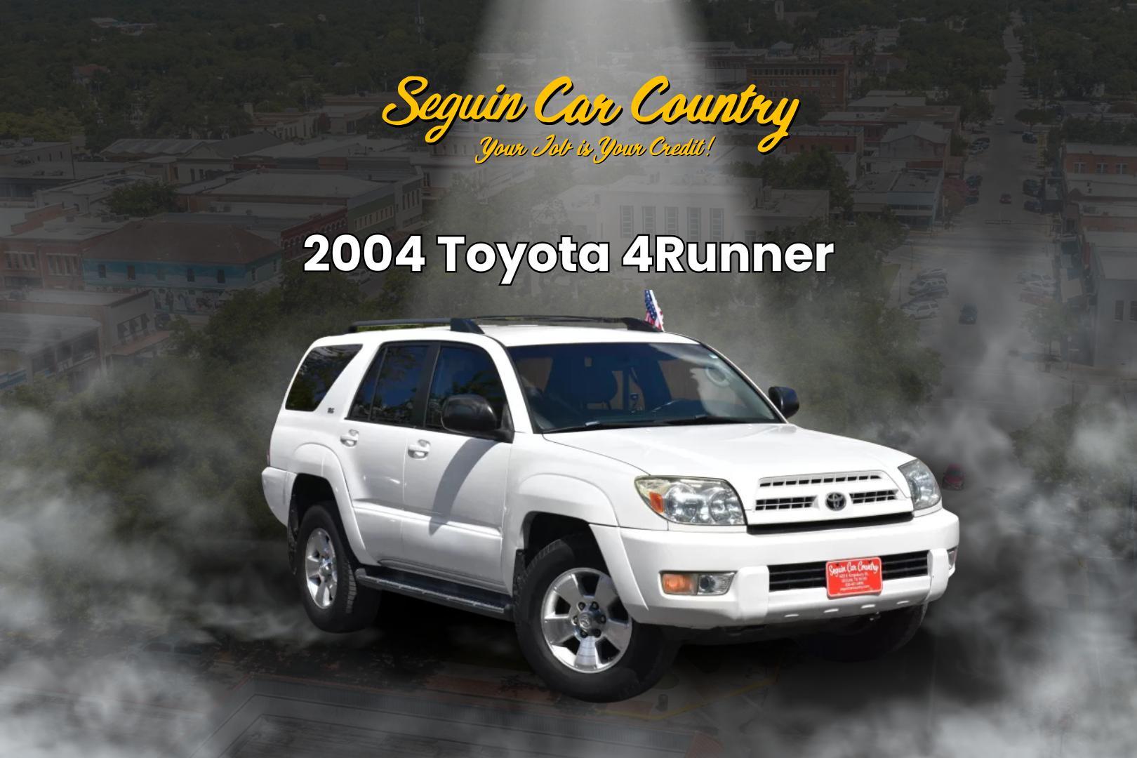 2004 WHITE Toyota 4Runner Sport Edition 2WD (JTEZU14R040) with an 4.0L V6 DOHC 24V engine, located at 420 E. Kingsbury St., Seguin, TX, 78155, (830) 401-0495, 29.581060, -97.961647 - Photo#0