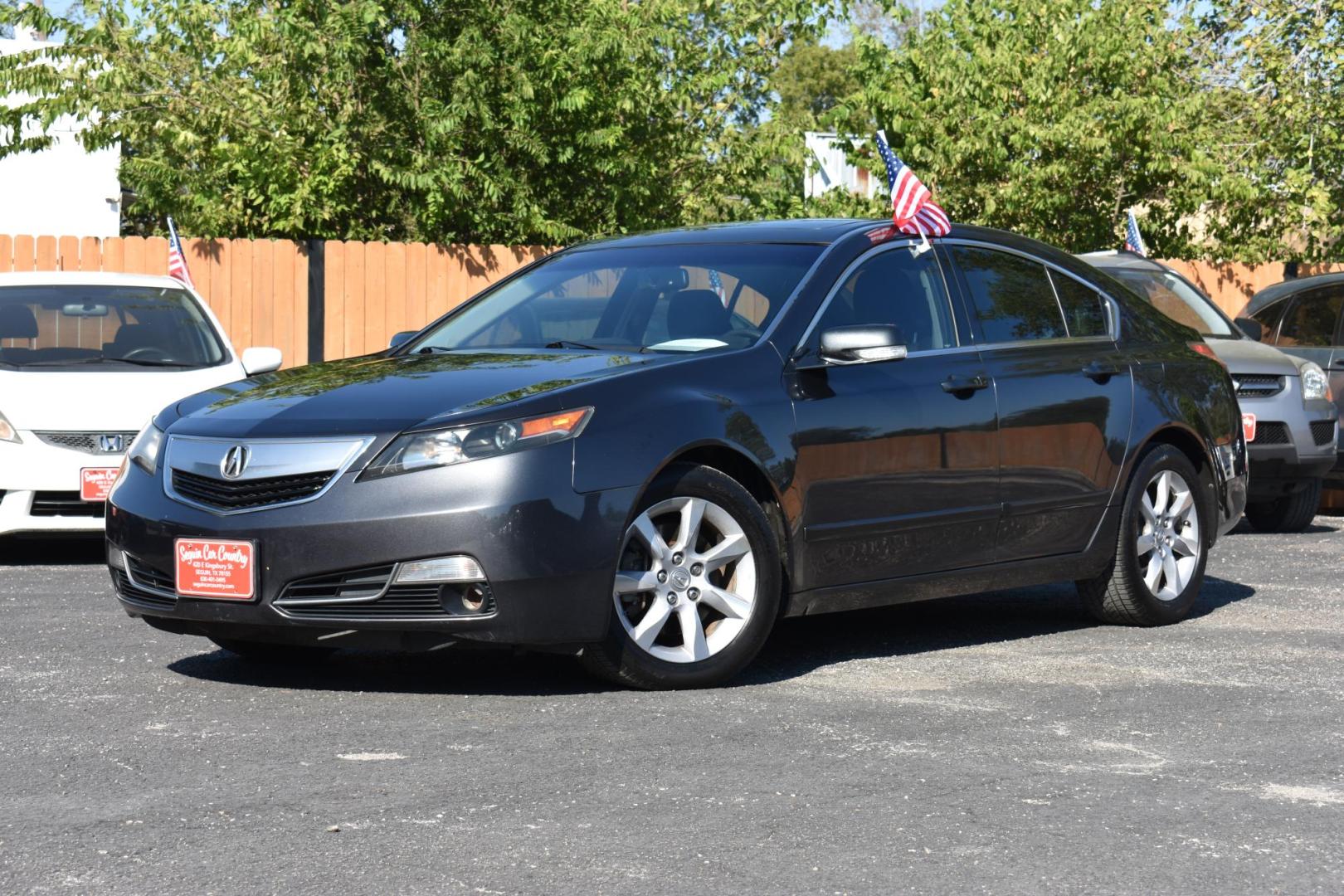 2012 GRAY Acura TL 6-Speed AT with Tech Package and 18-In. WP (19UUA8F51CA) with an 3.5L V6 SOHC 24V engine, 6-Speed Automatic transmission, located at 420 E. Kingsbury St., Seguin, TX, 78155, (830) 401-0495, 29.581060, -97.961647 - Photo#3