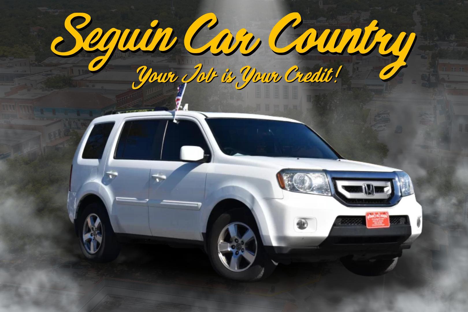 2011 WHITE Honda Pilot EX-L 2WD 5-Spd AT (5FNYF3H57BB) with an 3.5L V6 SOHC 24V engine, 5-Speed Automatic transmission, located at 420 E. Kingsbury St., Seguin, TX, 78155, (830) 401-0495, 29.581060, -97.961647 - Photo#0