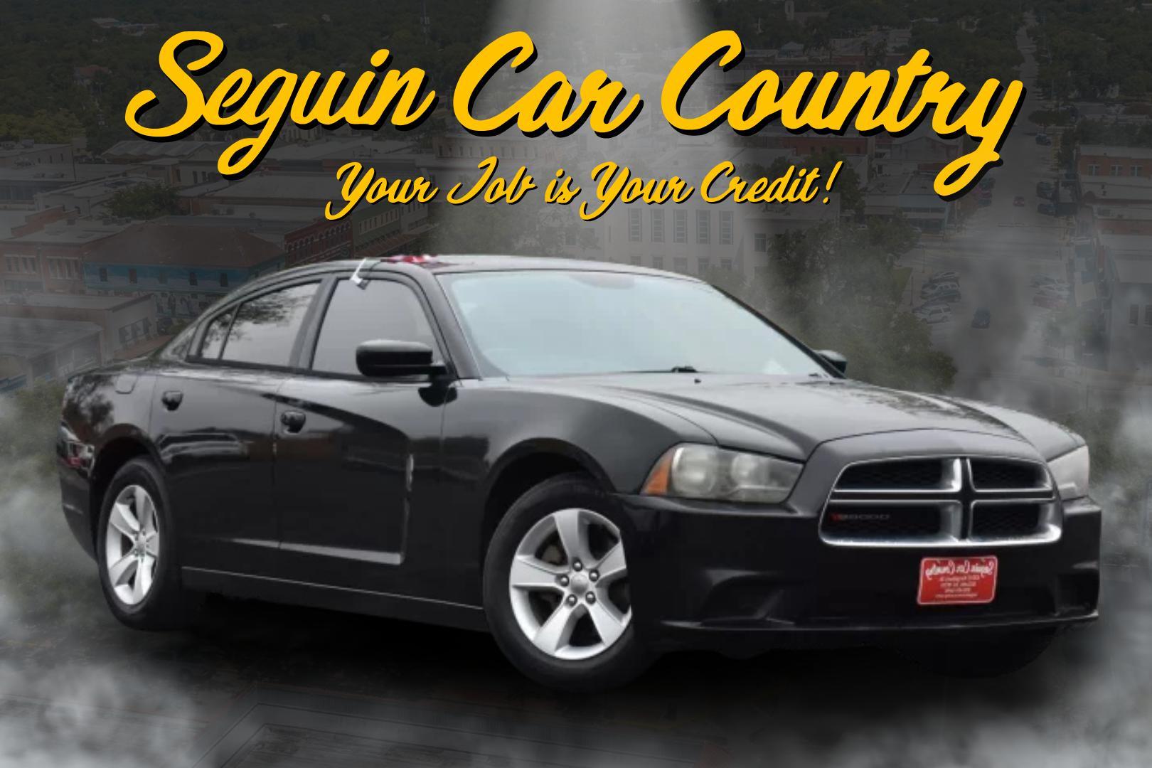 2014 BLACK Dodge Charger SE (2C3CDXBG9EH) with an 3.6L V6 DOHC 24V engine, 5-Speed Automatic transmission, located at 420 E. Kingsbury St., Seguin, TX, 78155, (830) 401-0495, 29.581060, -97.961647 - Photo#0