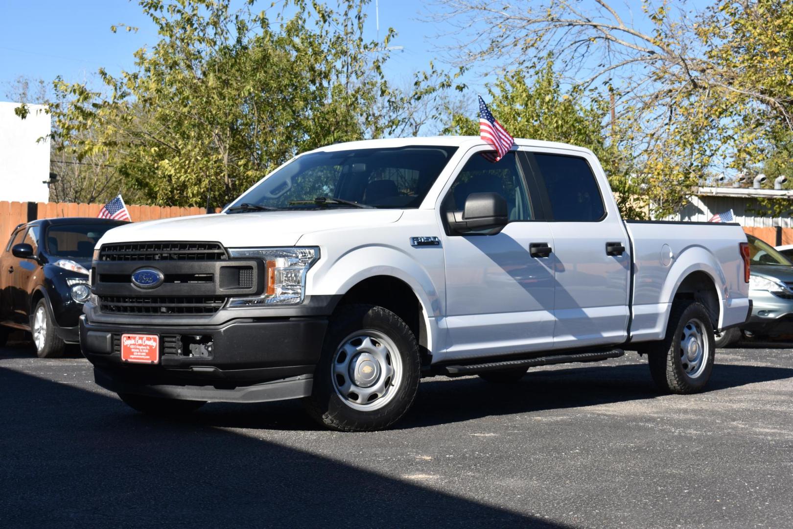 2019 WHITE Ford F-150 King-Ranch SuperCrew 5.5-ft. 2WD (1FTEW1C56KK) with an 5.0L V8 OHV 32V engine, 6A transmission, located at 420 E. Kingsbury St., Seguin, TX, 78155, (830) 401-0495, 29.581060, -97.961647 - Photo#3
