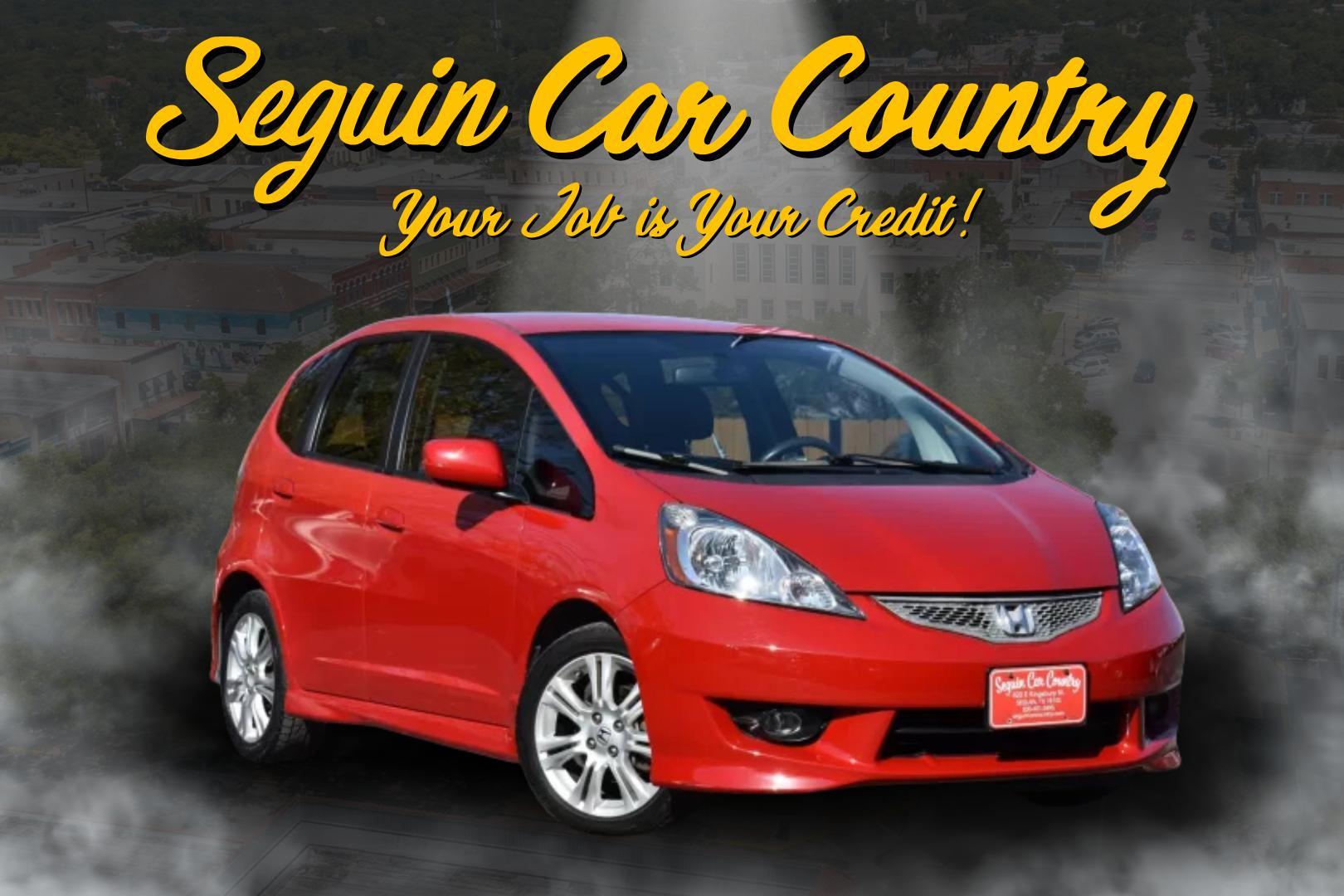 2011 RED Honda Fit Sport 5-Speed AT (JHMGE8H56BC) with an 1.5L L4 SOHC 16V engine, 5-Speed Automatic transmission, located at 420 E. Kingsbury St., Seguin, TX, 78155, (830) 401-0495, 29.581060, -97.961647 - Photo#0