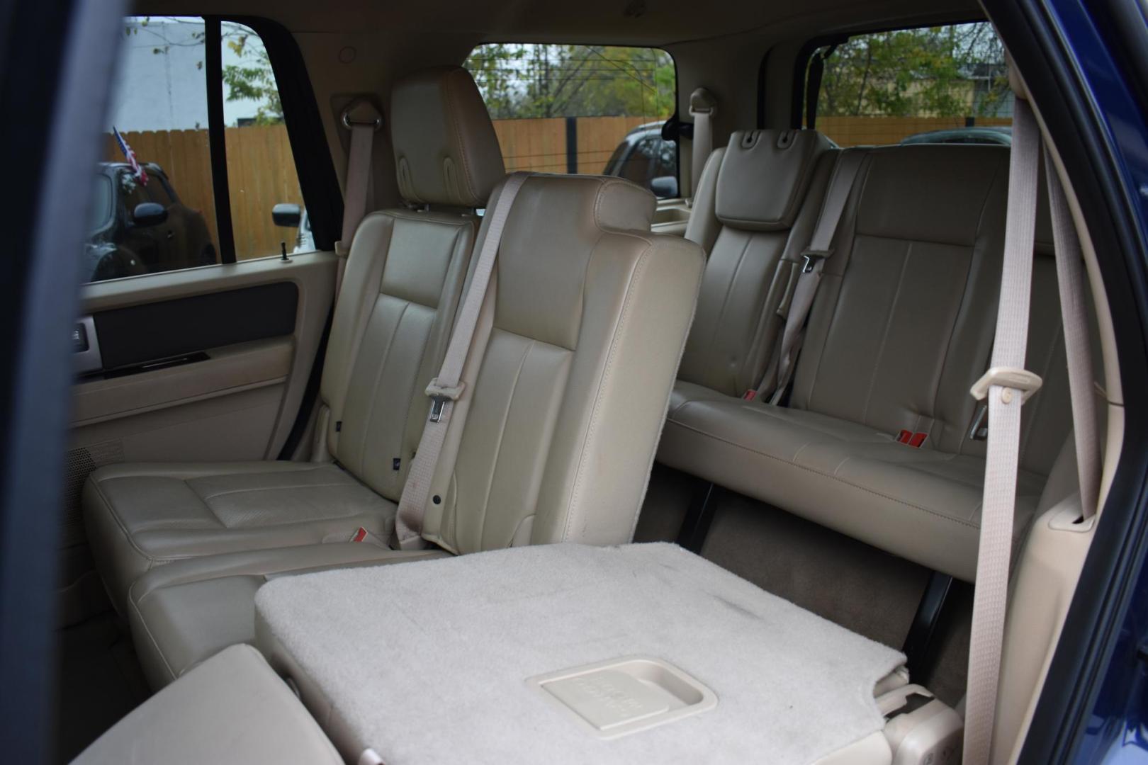 2012 BLUE Ford Expedition King Ranch 2WD (1FMJU1H53CE) with an 5.4L V8 SOHC 16V FFV engine, 6-Speed Automatic transmission, located at 420 E. Kingsbury St., Seguin, TX, 78155, (830) 401-0495, 29.581060, -97.961647 - Photo#4