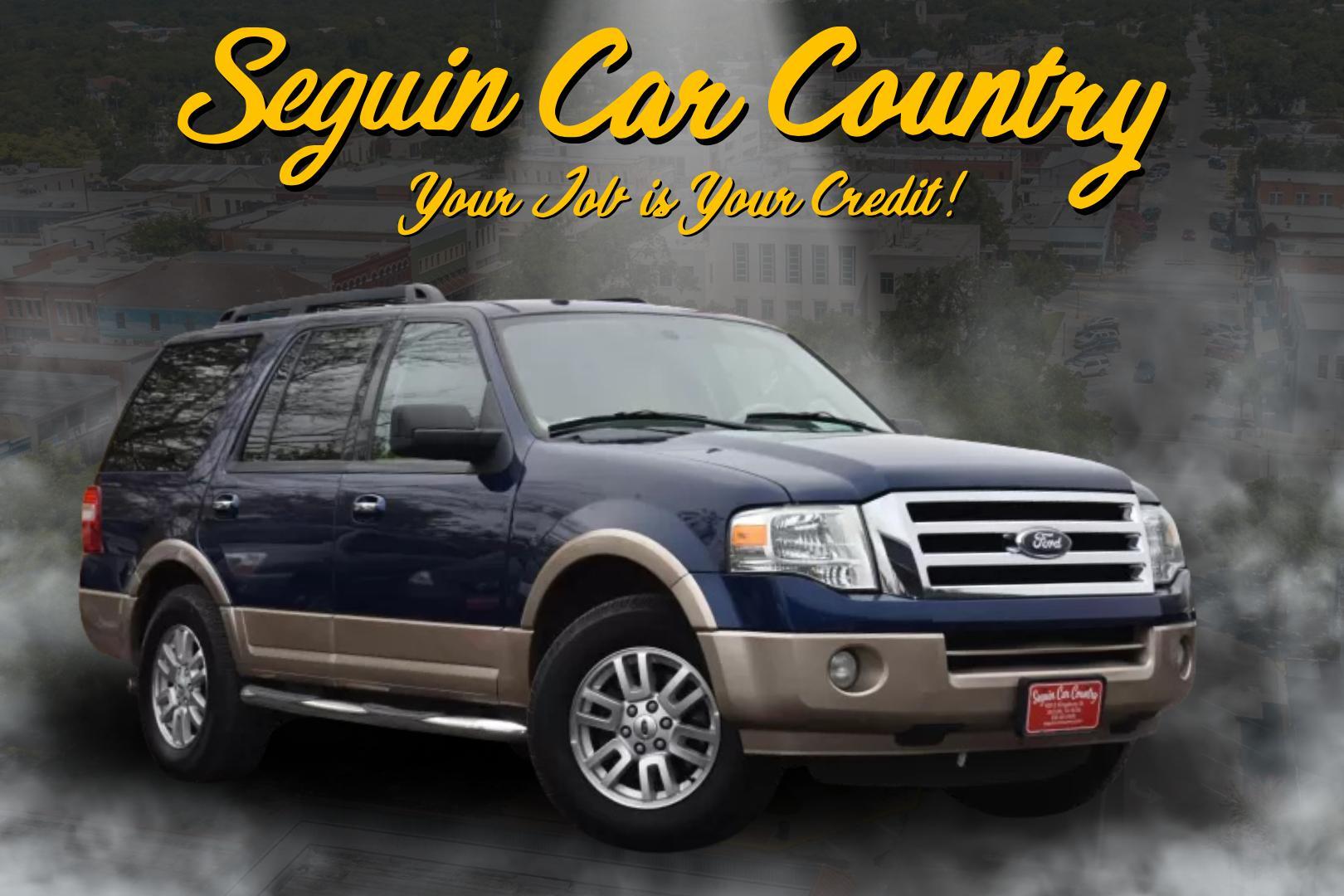 2012 BLUE Ford Expedition King Ranch 2WD (1FMJU1H53CE) with an 5.4L V8 SOHC 16V FFV engine, 6-Speed Automatic transmission, located at 420 E. Kingsbury St., Seguin, TX, 78155, (830) 401-0495, 29.581060, -97.961647 - Photo#0