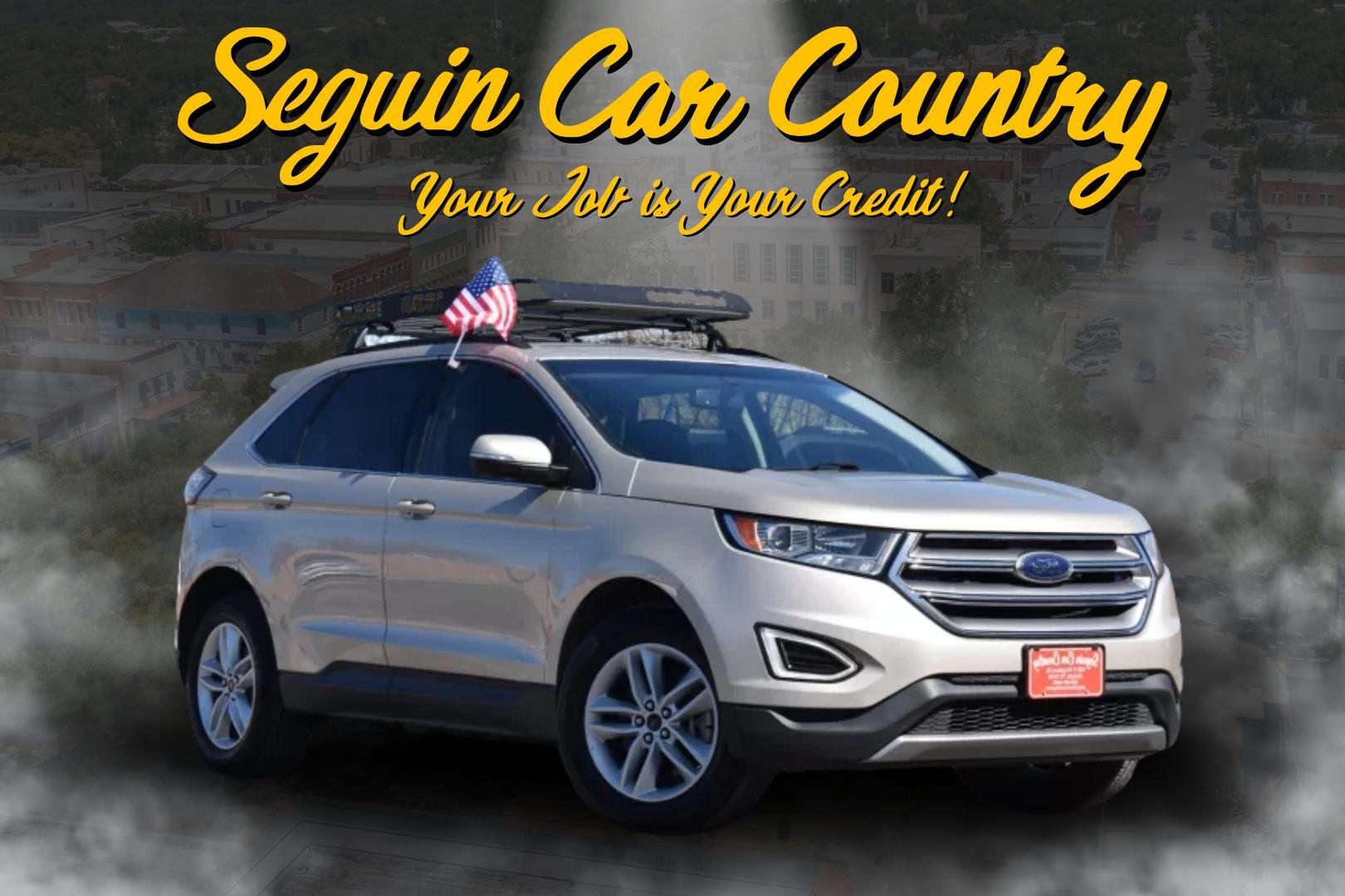 2017 TAN Ford Edge SEL AWD (2FMPK4J82HB) with an 3.5L V6 DOHC 24V engine, 6A transmission, located at 420 E. Kingsbury St., Seguin, TX, 78155, (830) 401-0495, 29.581060, -97.961647 - Photo#0