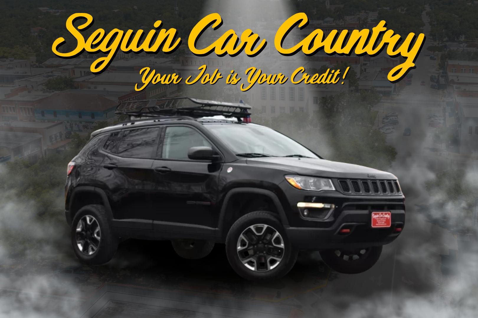 2018 BLACK Jeep Compass Limited 4WD (3C4NJDDB4JT) with an 2.4L L4 DOHC 16V engine, CVT transmission, located at 420 E. Kingsbury St., Seguin, TX, 78155, (830) 401-0495, 29.581060, -97.961647 - Photo#0