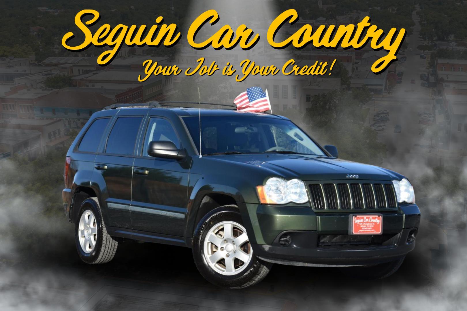 2009 GREEN Jeep Grand Cherokee Laredo 2WD (1J8GS48K19C) with an 3.7L V6 SOHC 12V engine, 5-Speed Automatic transmission, located at 420 E. Kingsbury St., Seguin, TX, 78155, (830) 401-0495, 29.581060, -97.961647 - Photo#0