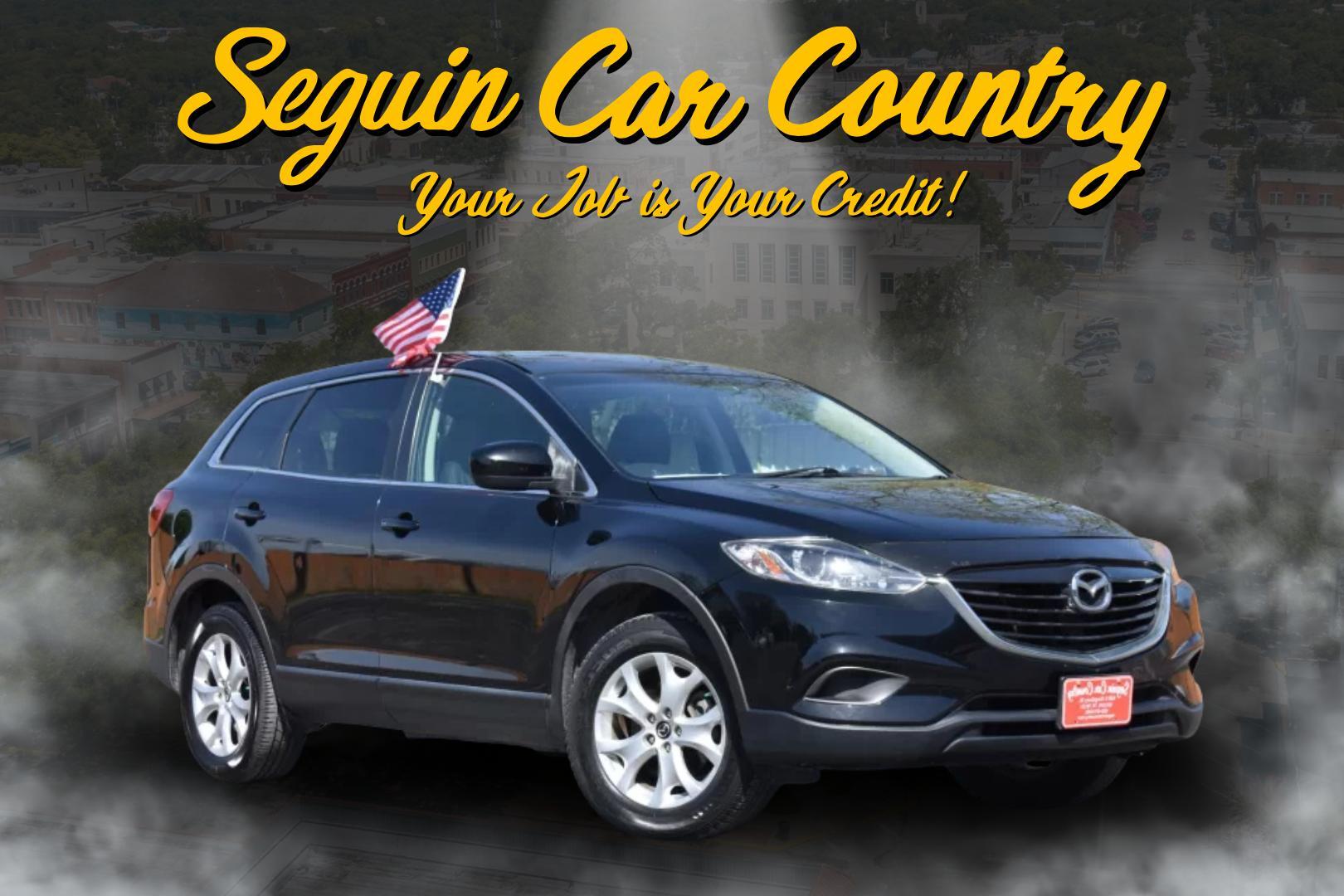 2013 BLACK Mazda CX-9 Touring (JM3TB2CA8D0) with an 3.7L V6 DOHC 24V engine, 6-Speed Automatic transmission, located at 420 E. Kingsbury St., Seguin, TX, 78155, (830) 401-0495, 29.581060, -97.961647 - Photo#0