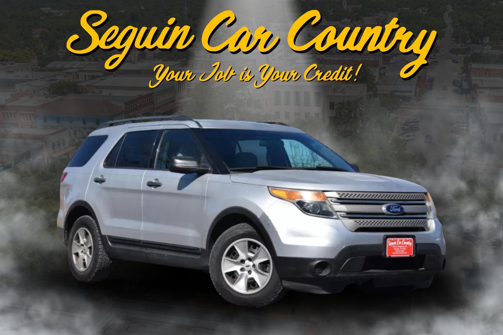 2014 SILVER Ford Explorer Base FWD (1FM5K7B84EG) with an 3.5L V6 DOHC 24V engine, 6-Speed Automatic transmission, located at 420 E. Kingsbury St., Seguin, TX, 78155, (830) 401-0495, 29.581060, -97.961647 - Photo#0