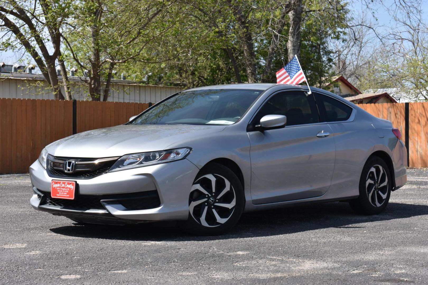 2016 SILVER Honda Accord LX-S Coupe CVT (1HGCT1B34GA) with an 2.4L L4 DOHC 16V engine, CVT transmission, located at 420 E. Kingsbury St., Seguin, TX, 78155, (830) 401-0495, 29.581060, -97.961647 - Photo#3
