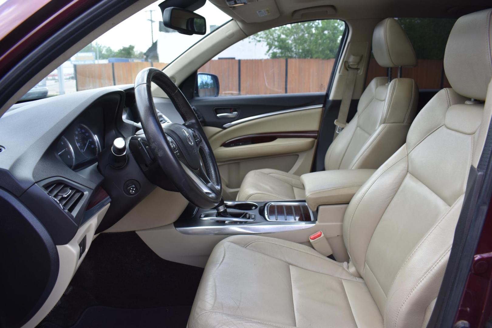 2014 maroon Acura MDX SH-AWD 6-Spd AT w/Tech Package (5FRYD4H46EB) with an 3.5L V6 SOHC 24V engine, 6-Speed Automatic transmission, located at 420 E. Kingsbury St., Seguin, TX, 78155, (830) 401-0495, 29.581060, -97.961647 - Photo#3