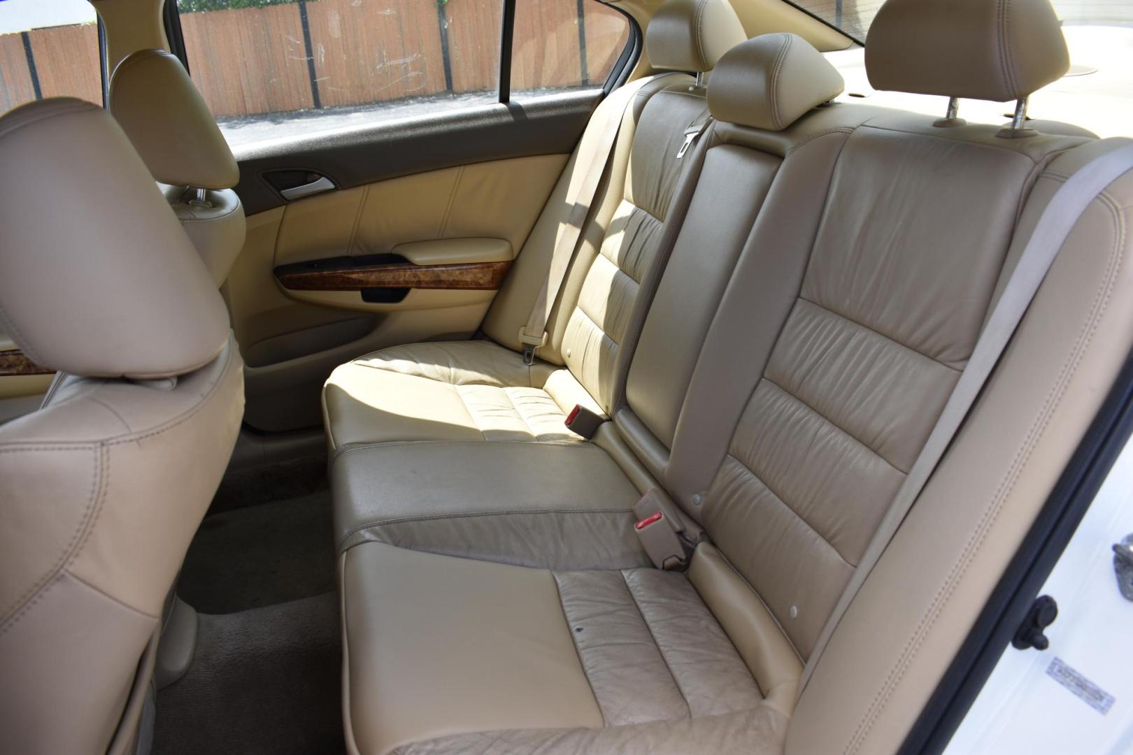 2010 WHITE Honda Accord EX-L V-6 Sedan AT (5KBCP3F82AB) with an 3.5L V6 SOHC 24V engine, 5-Speed Automatic transmission, located at 420 E. Kingsbury St., Seguin, TX, 78155, (830) 401-0495, 29.581060, -97.961647 - Photo#5